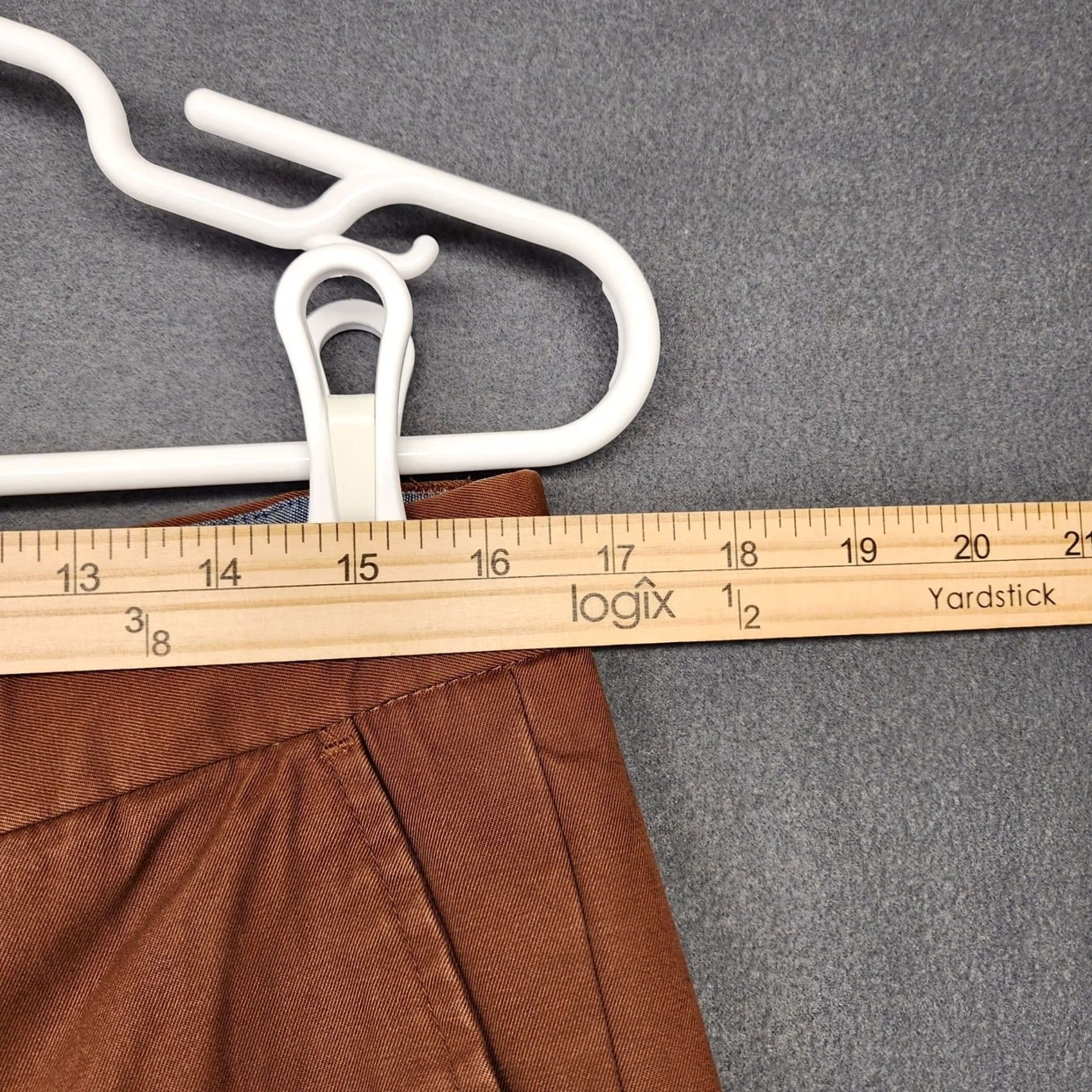 Banana Republic Banana Republic Pants Mens Chino Flat Front Cotton 33x32 Burnt Sienna 33x34 Regular Mens Clothing Brown Size US 33 - 5 Thumbnail