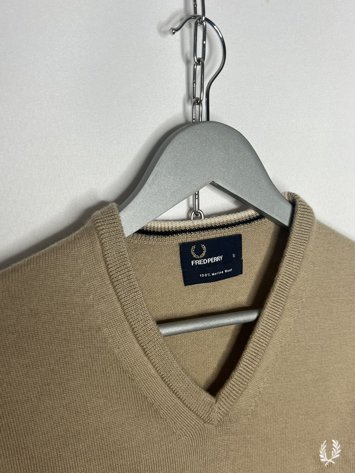 Fred Perry × Vintage 🔥Vintage Fred Perry 100% Merino Wool Sweater Pullover🔥 Size US S / EU 44-46 / 1 - 4 Thumbnail