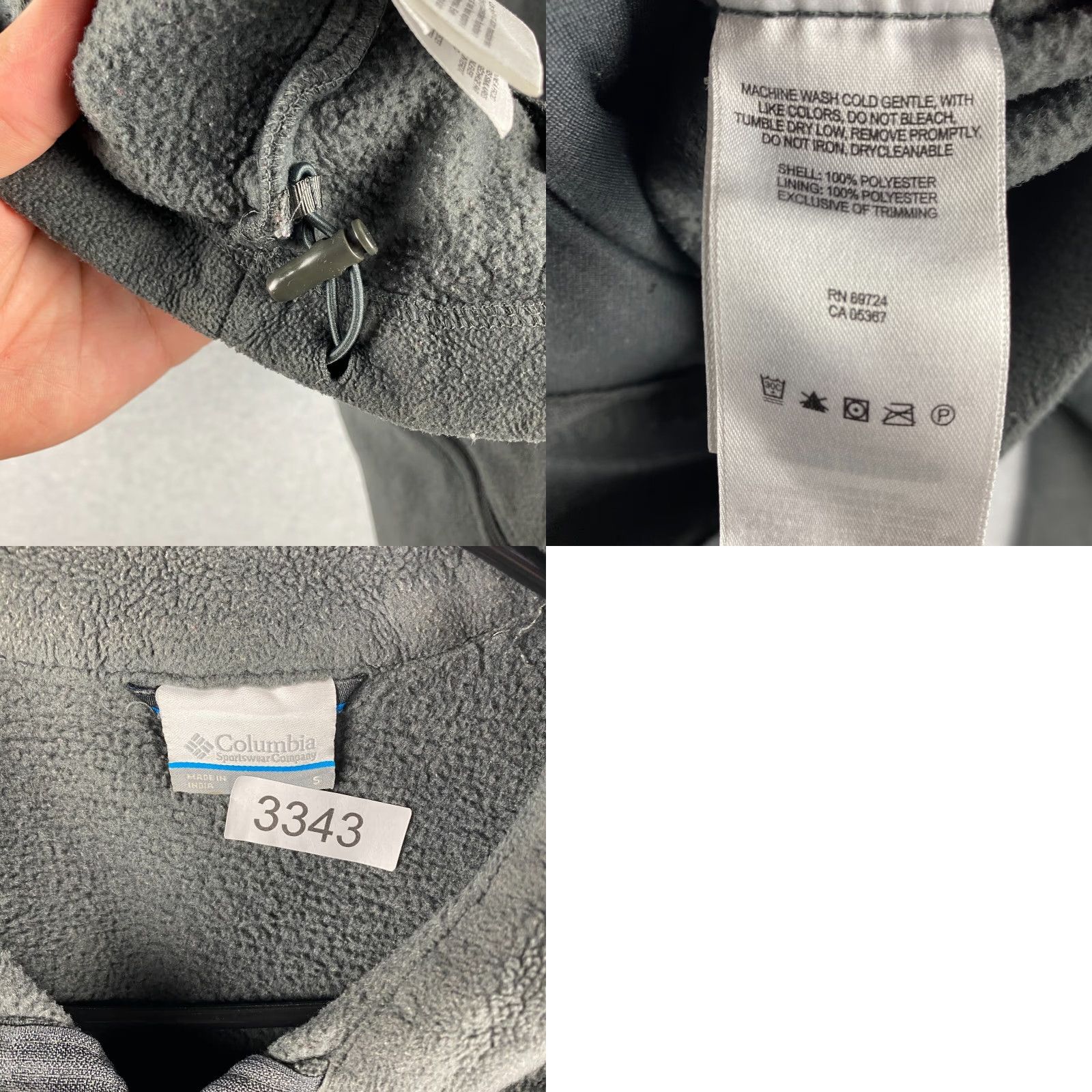 Vintage Columbia Jacket Womens S Gray Fleece Full Zip Cozy Front Pockets Casual Logo Regular Size S / US 4 / IT 40 - 8 Thumbnail