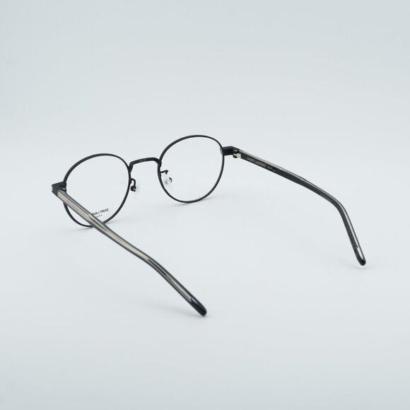 Saint Laurent Paris Saint Laurent SL848/J 001 Eyeglasses Shiny Black 49mm Round Size ONE SIZE - 9 Thumbnail