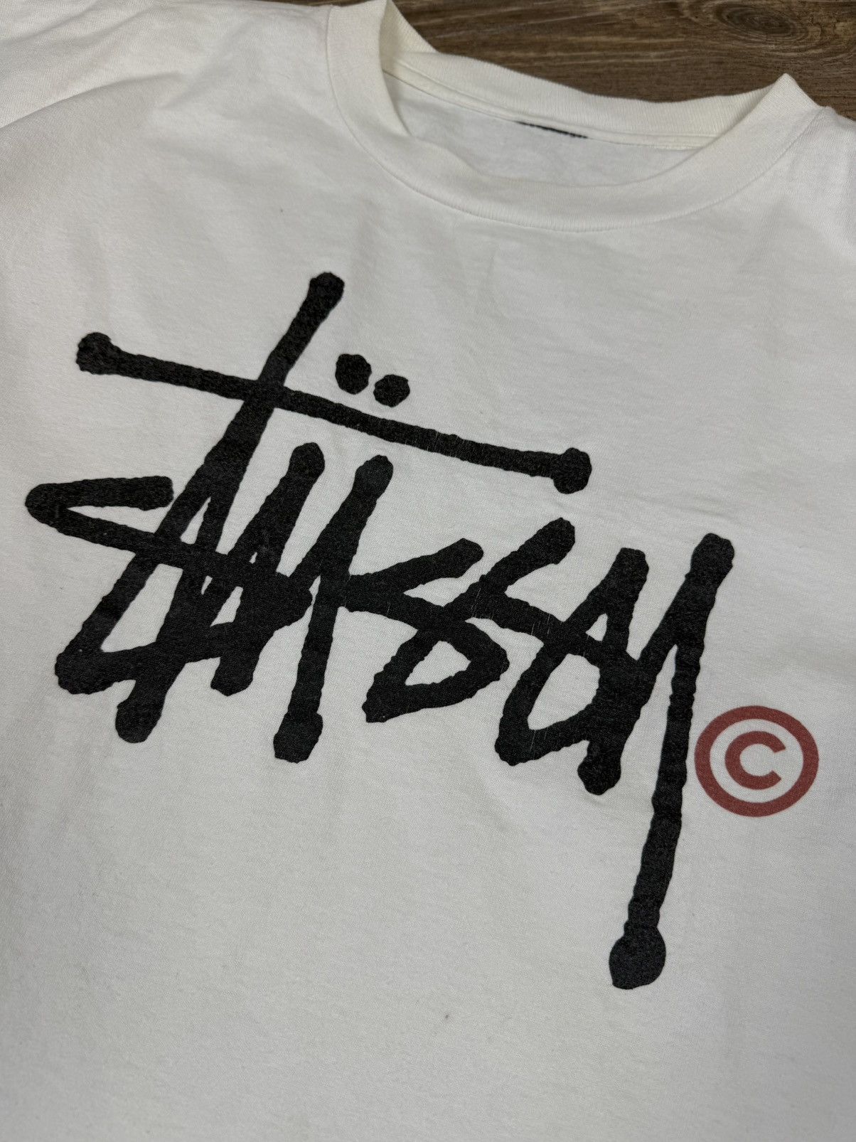 Stussy Vintage 90's Stussy Made in USA Big Logo Single Stitch Shirt Size US XL / EU 56 / 4 - 9 Thumbnail