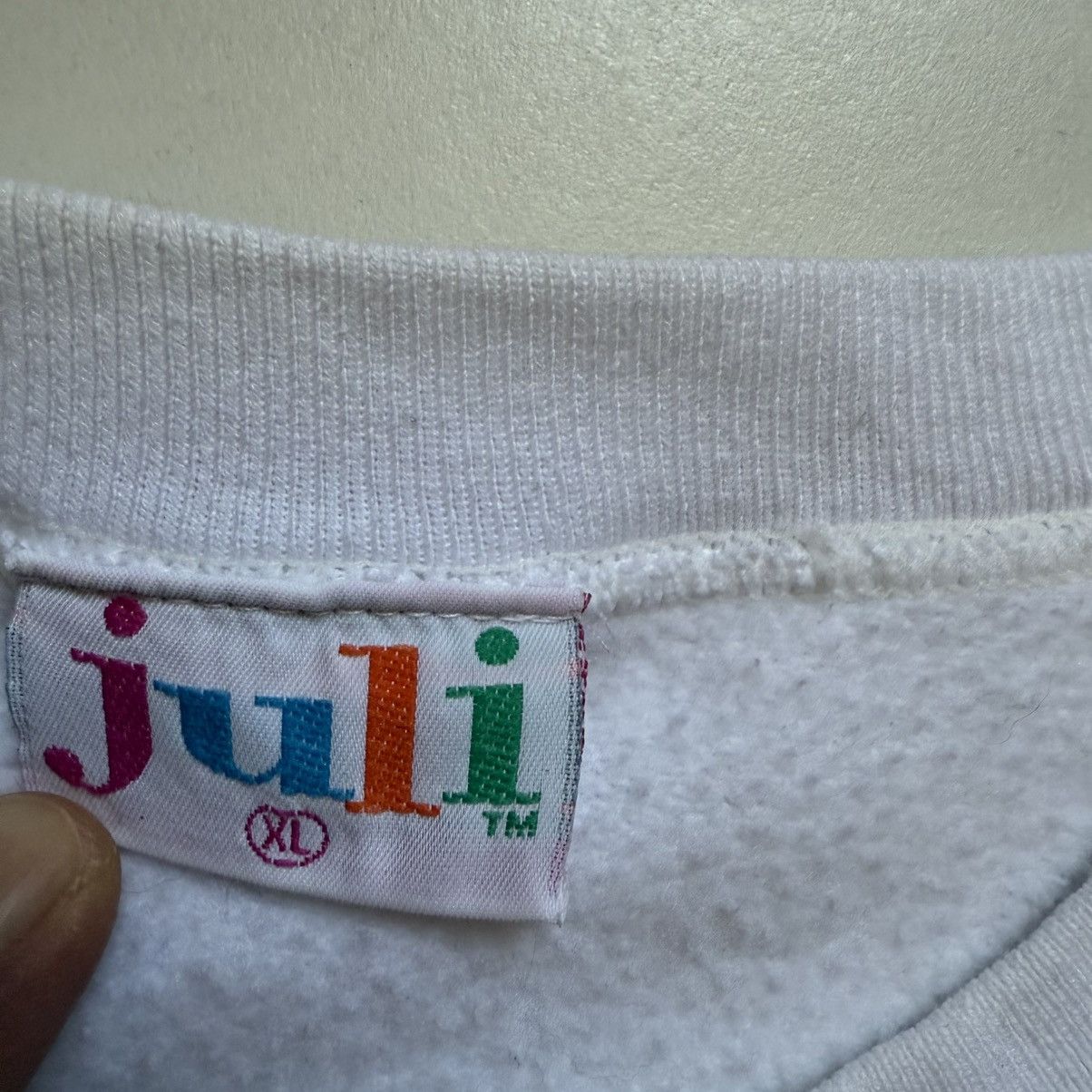 Julius × Vintage Vintage 90s Juli Happy Angel Sweatshirt Size US XL / EU 56 / 4 - 5 Thumbnail
