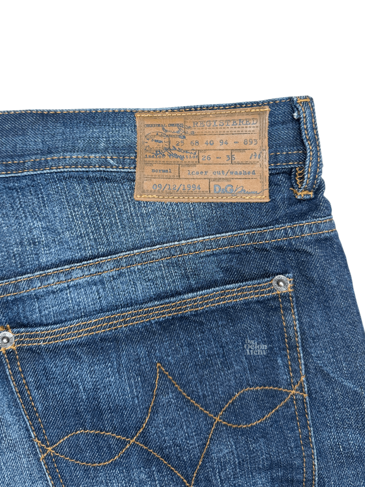 Dolce & Gabbana Vintage 90's/Y2K Dolce & Gabanna Indigo Wash Denim Jeans Size US 38 / EU 54 - 4 Thumbnail