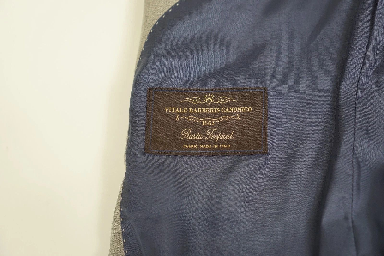 Suitsupply Men Suitsupply Blazer Lazio Wool Grey Vitale Barberis US40 Size 40R - 6 Thumbnail