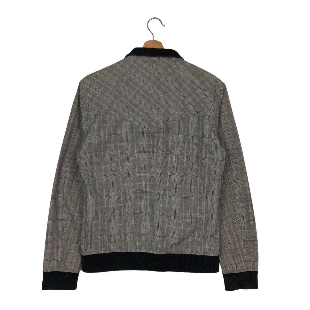Japanese Brand VINTAGE BOMBER JACKET KLEIN PLUS HOMME TARTAN DESIGN Size US M / EU 48-50 / 2 - 7 Thumbnail