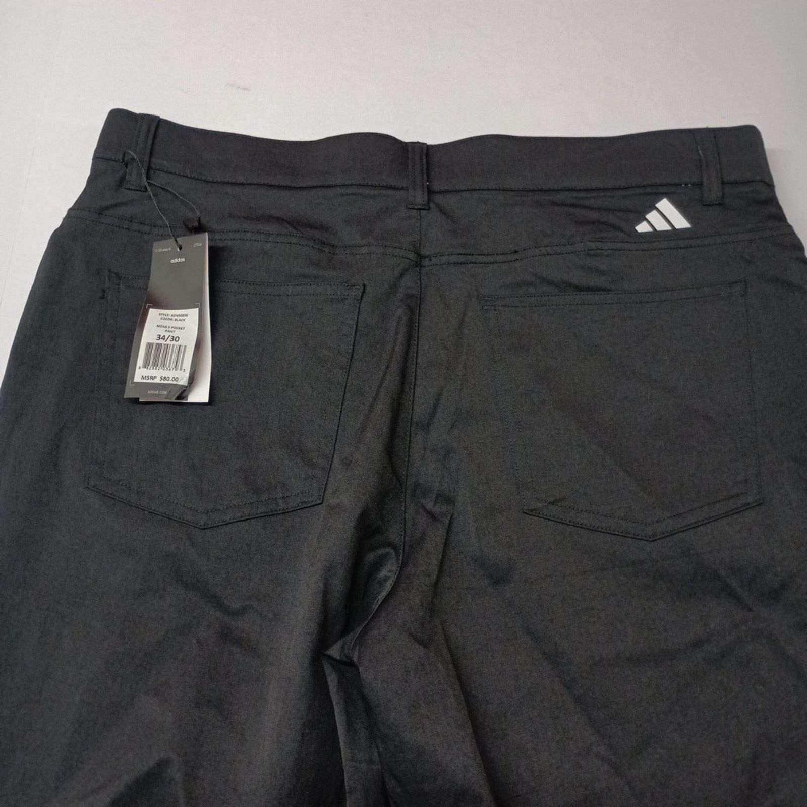 Adidas Adidas Mens 5-Pocket Tapered Golf Pants Size 34x30 Black New Size US 34 / EU 50 - 6 Thumbnail