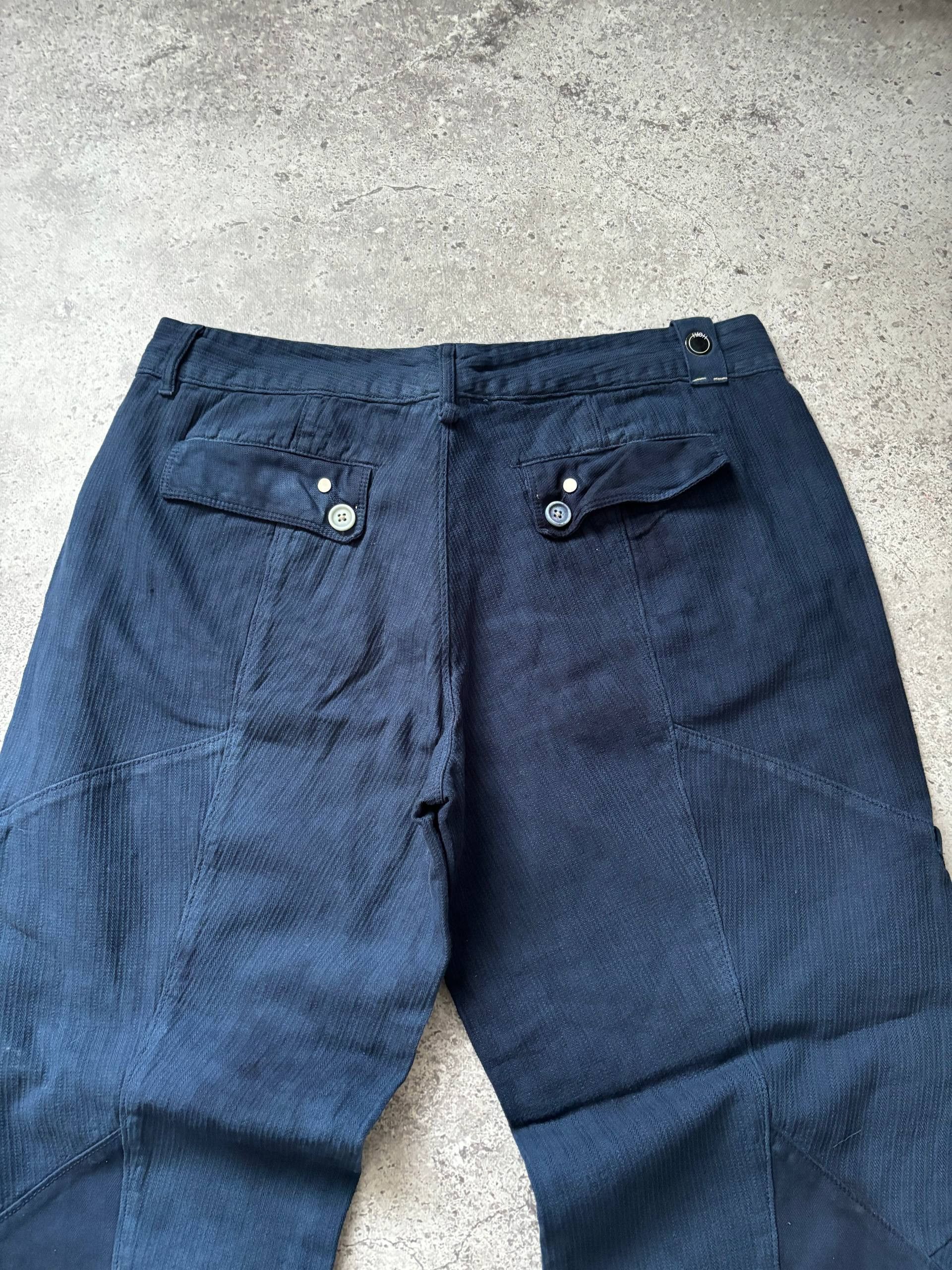 Japanese Brand Avant Garde Designer High Use Washed Cargo Pants Size US 32 / EU 48 - 7 Thumbnail