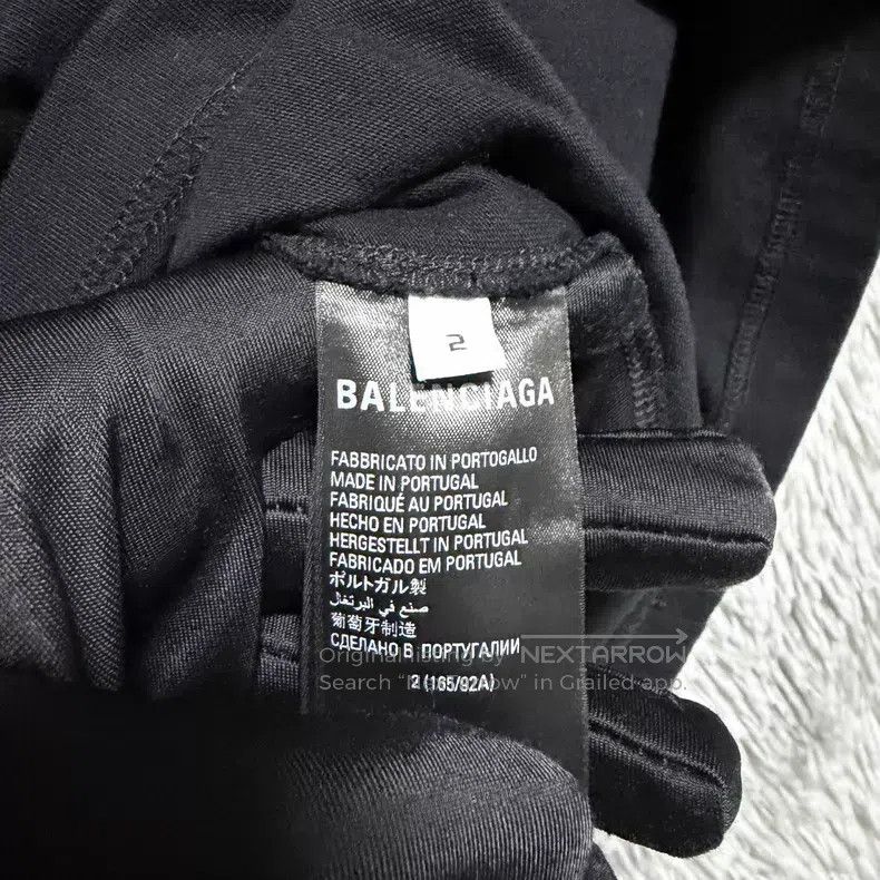 Balenciaga Balenciaga Brand logo letter embroidery round-neck short-s Size US M / EU 48-50 / 2 - 6 Thumbnail
