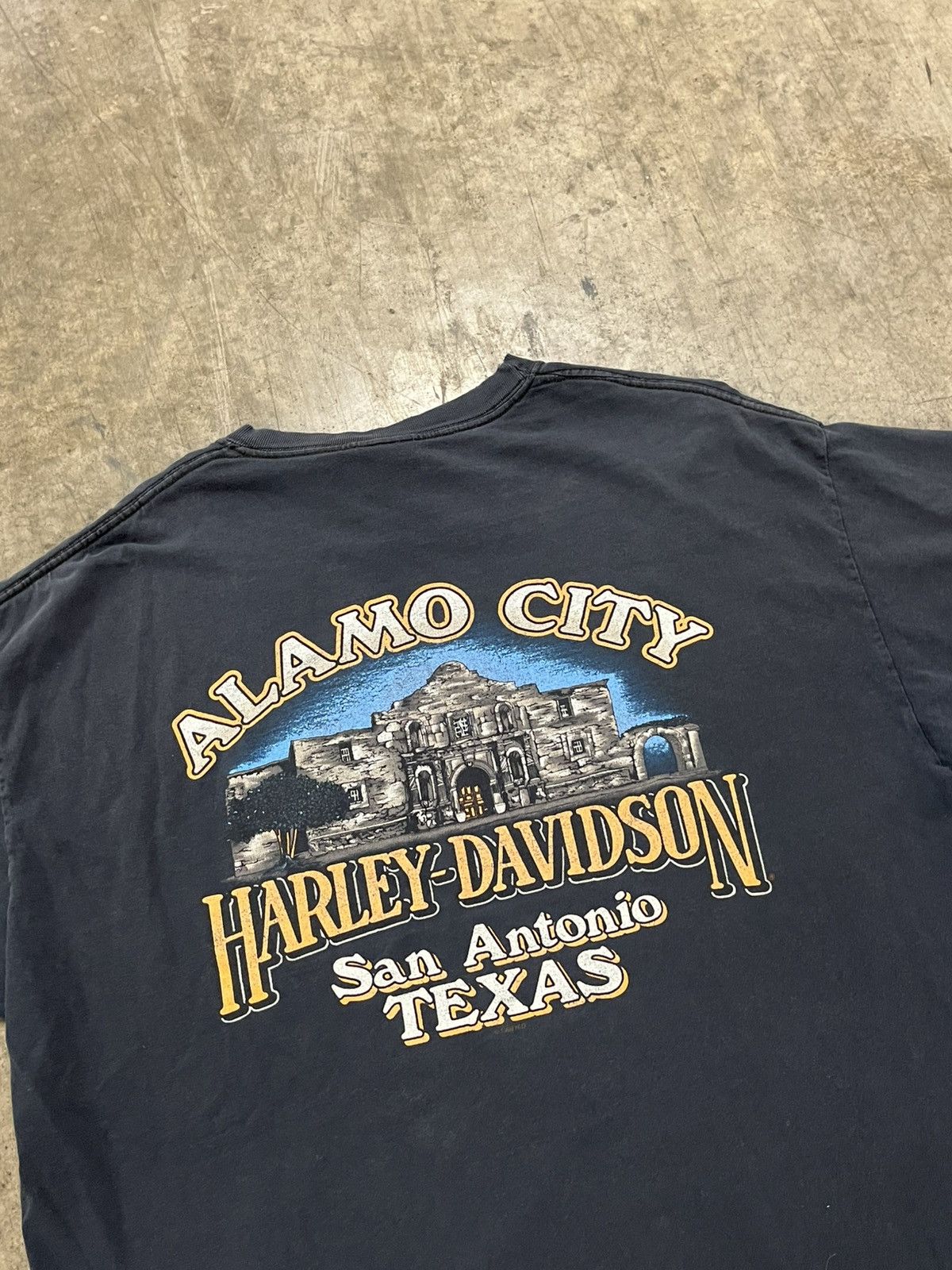Harley Davidson × Vintage Harley Davidson vintage sun faded 90s graphic tee hype rare Size US XL / EU 56 / 4 - 7 Thumbnail