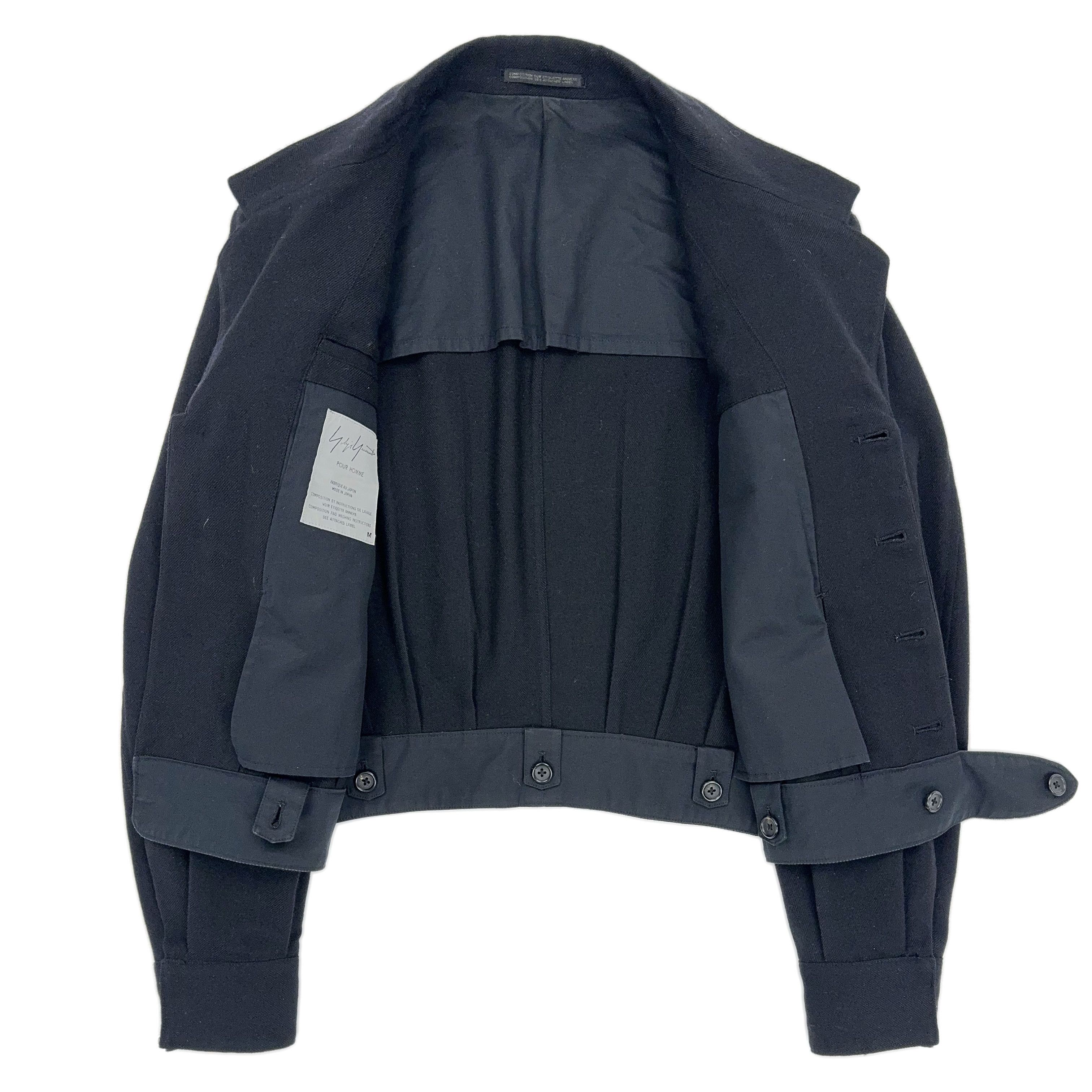 Yohji Yamamoto AW94 Wool Battledress Jacket Size US M / EU 48-50 / 2 - 2 Thumbnail