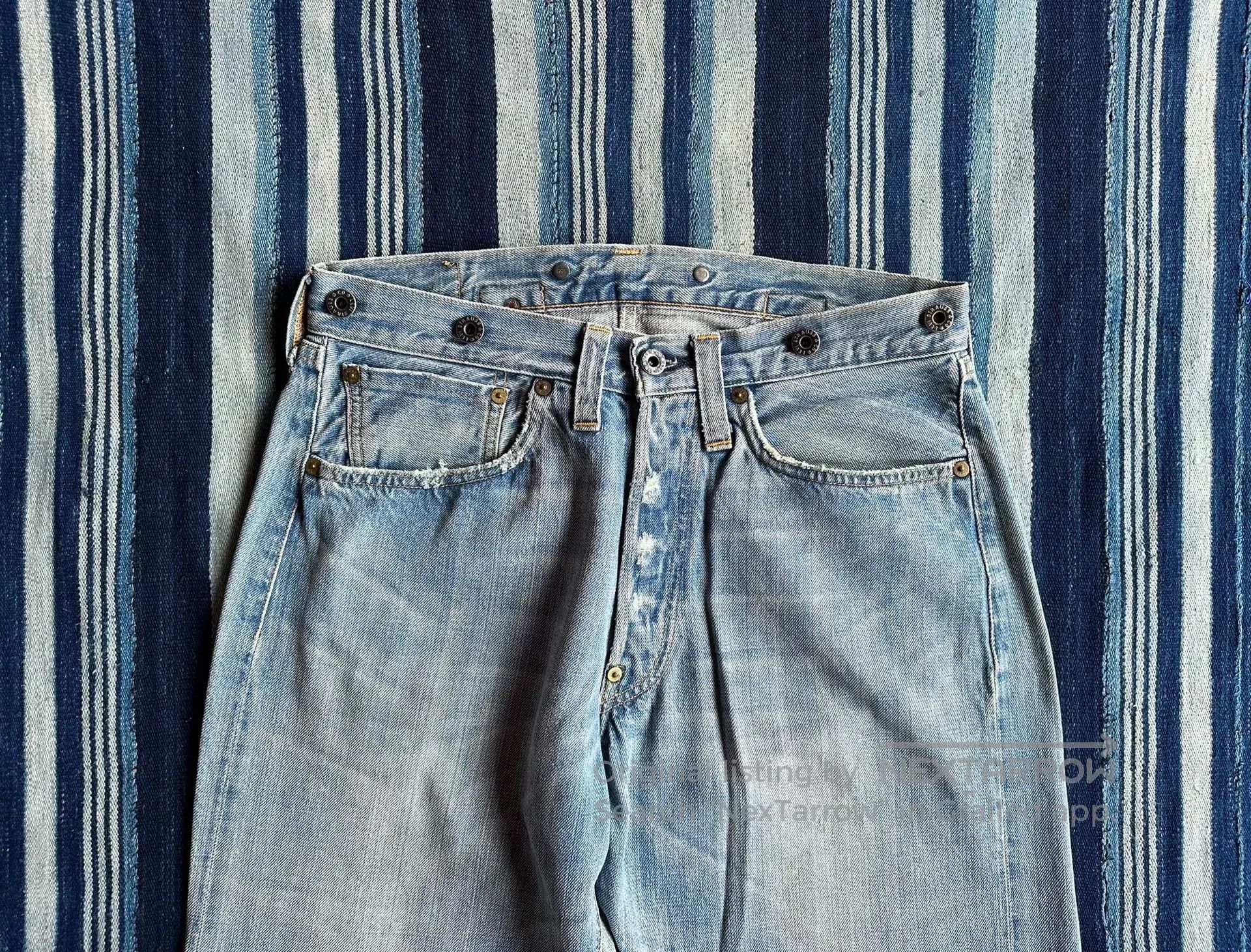 Levi's vintage levi's 555 raw denim washed pants. Size US 32 / EU 48 - 3 Thumbnail