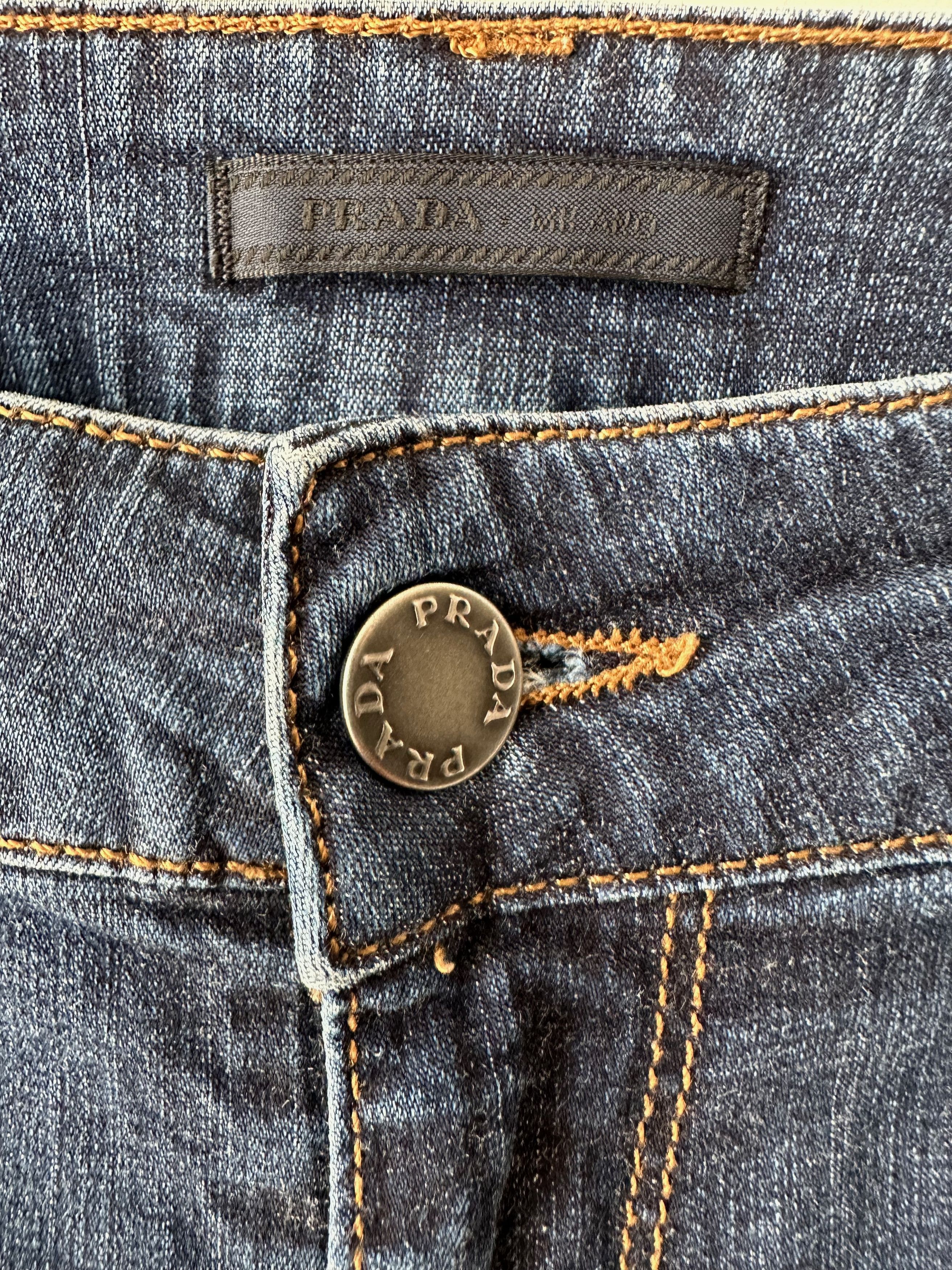 Prada PRADA stretch denim pants blue contour fit Size 30" / US 8 / IT 44 - 3 Thumbnail