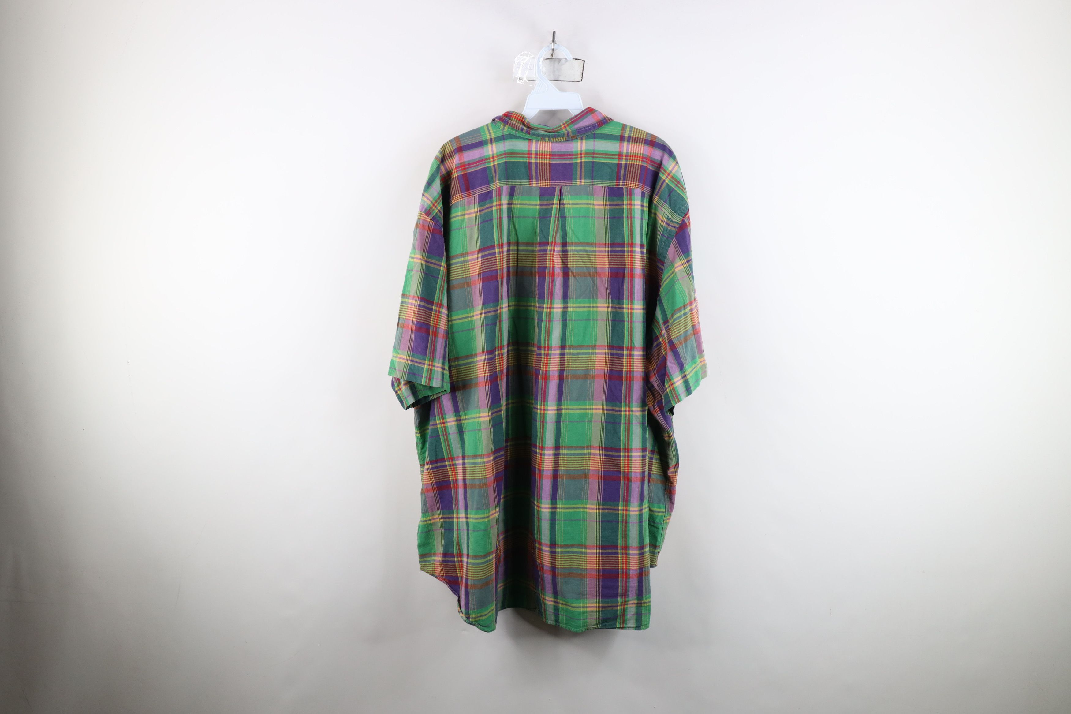 Ralph Lauren Vintage 90s Ralph Lauren India Madras Button Down Shirt Size US XXL / EU 58 / 5 - 11 Thumbnail