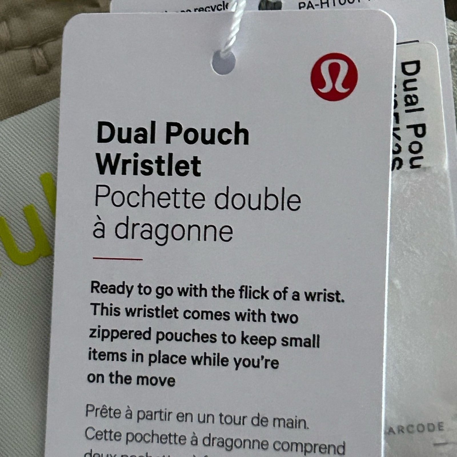 Lululemon Lululemon Dual Pouch Wristlet Vapor Lichen Lime NWT Size ONE SIZE - 5 Thumbnail
