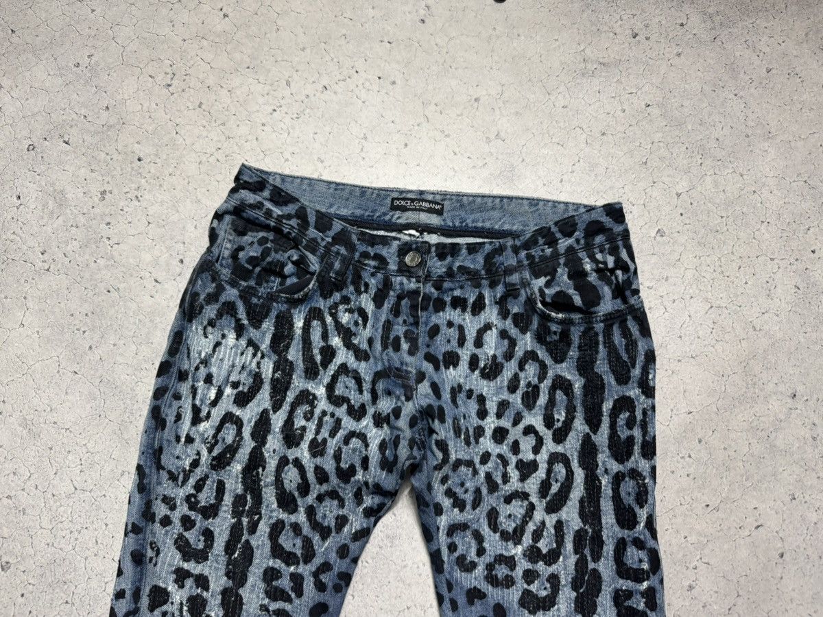 Dolce & Gabbana Dolce & Gabbana DG Leopard Luxury Women’s Denim Jeans Size 32" / US 10 / IT 46 - 7 Thumbnail
