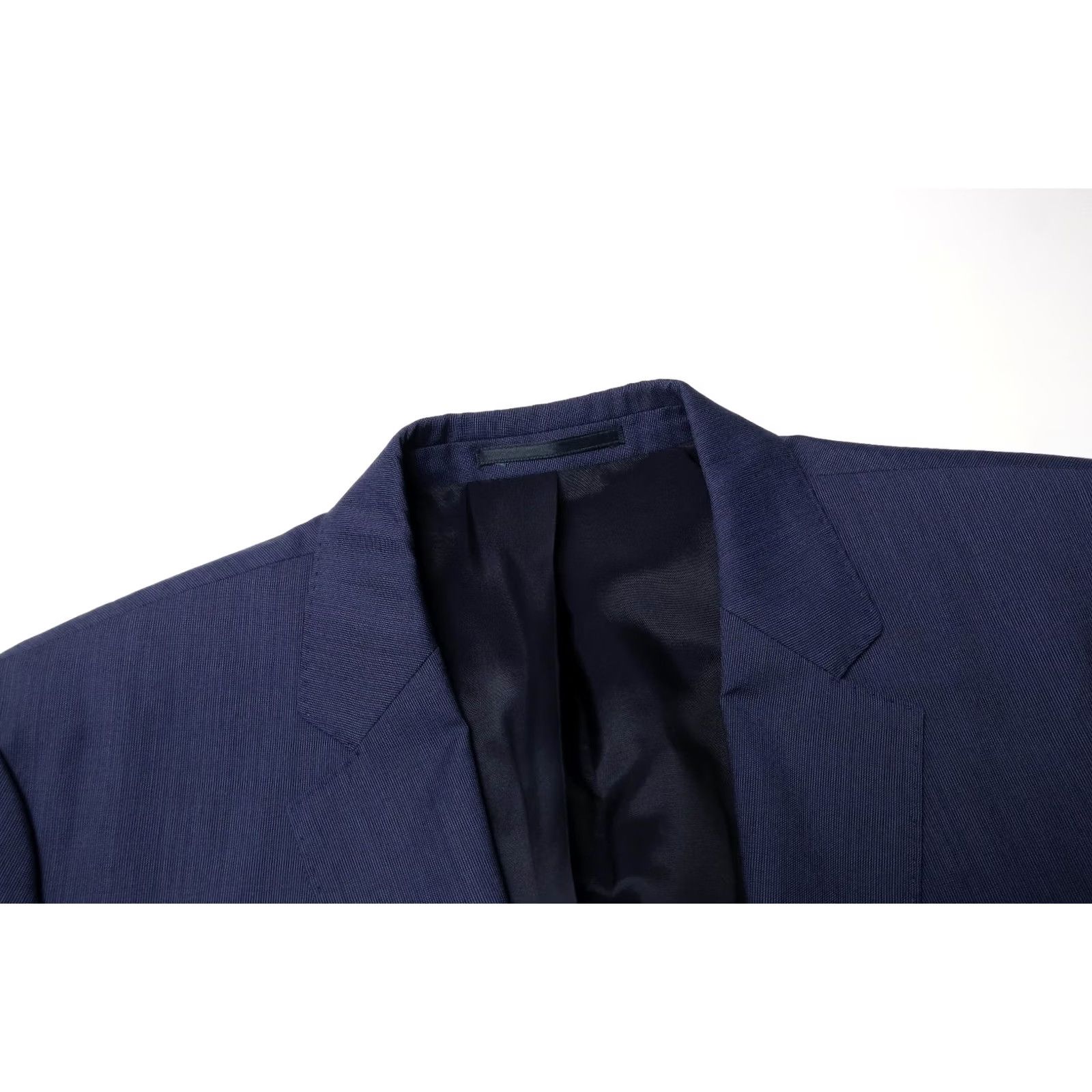 Hugo Boss HUGO BOSS Blazer Men's UK 50 Blue Single-Breasted Pure Wool Inner Pocket Jacket Shirt (Notch Lapel) Size 50R - 5 Thumbnail