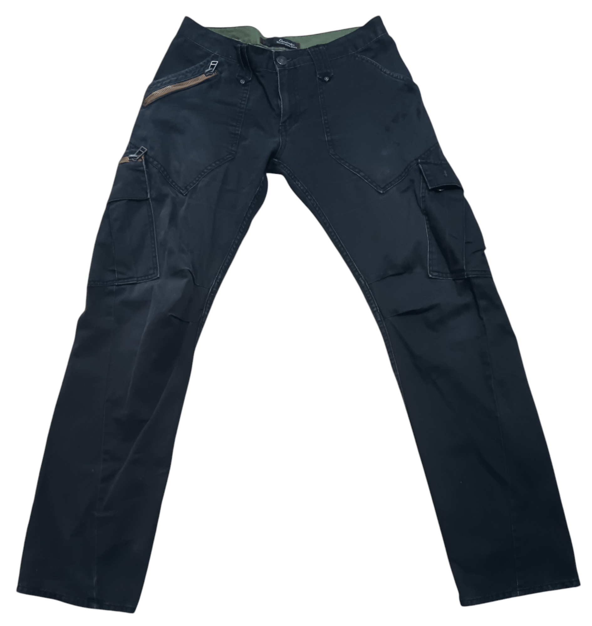 If Six Was Nine DOMINATE MULTIPOCKET BACK BUCKLE JEANS Size US 31 - 1 Thumbnail