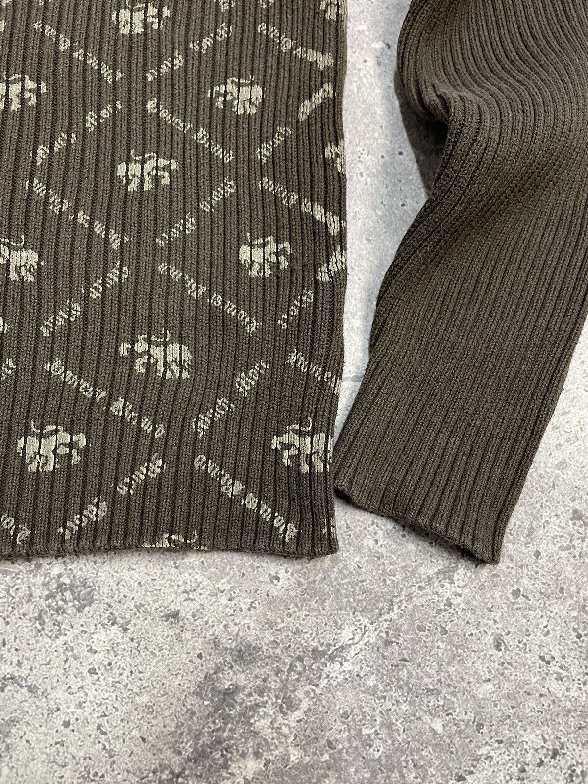 Vintage Vintage Diesel Style striped Sweater Faded Efect 00s knit Size US M / EU 48-50 / 2 - 7 Thumbnail