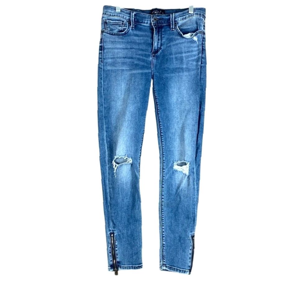 Lucky Brand Lucky Brand Womens Jeans Blue Denim Mid Rise Brooke Legging Stretch 8/29 Size 30" / US 8 / IT 44 - 2 Thumbnail