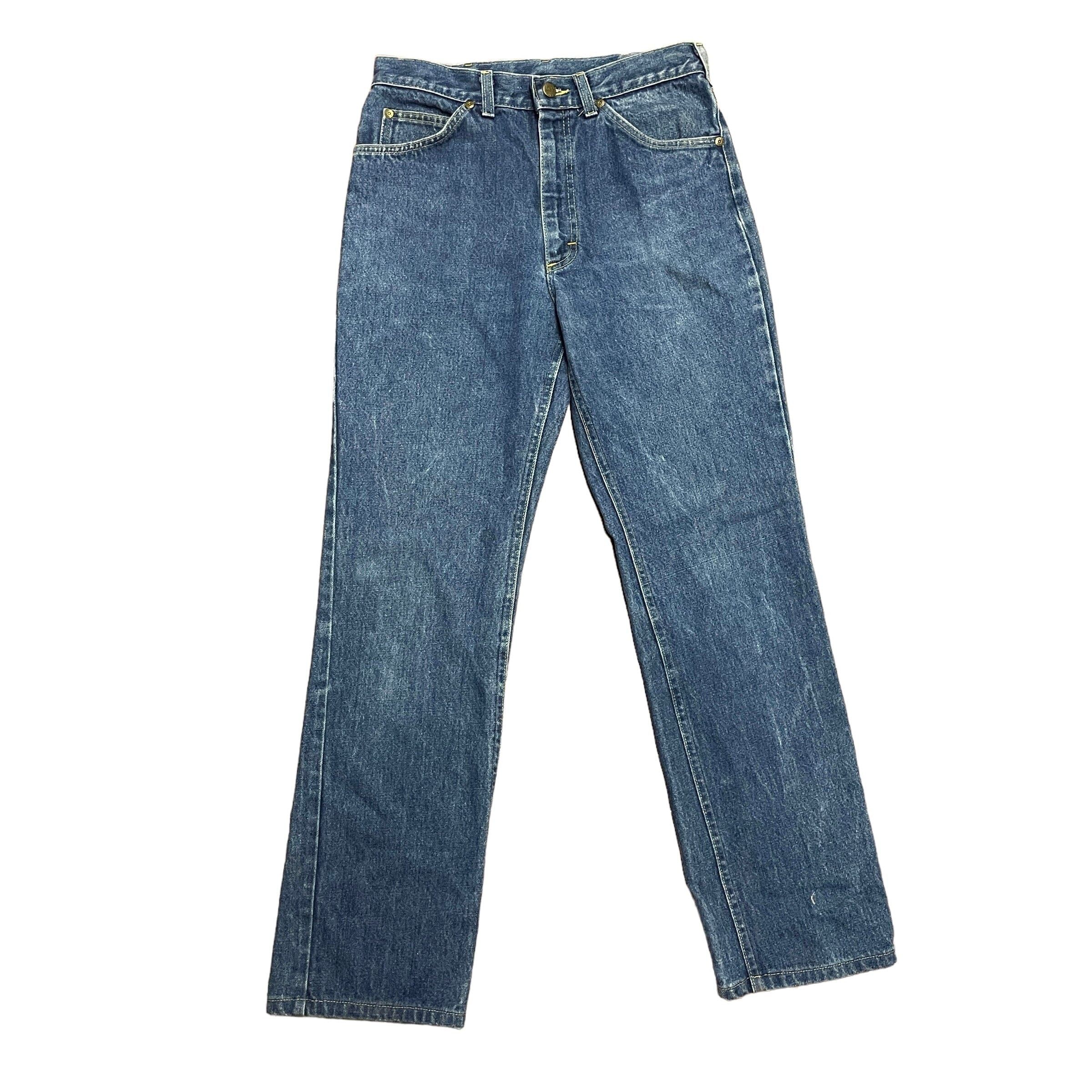 Lee 70s Lee Riders Vintage Denim Jeans With Talon 42 Zipper Size 31" Size US 31 - 1 Thumbnail