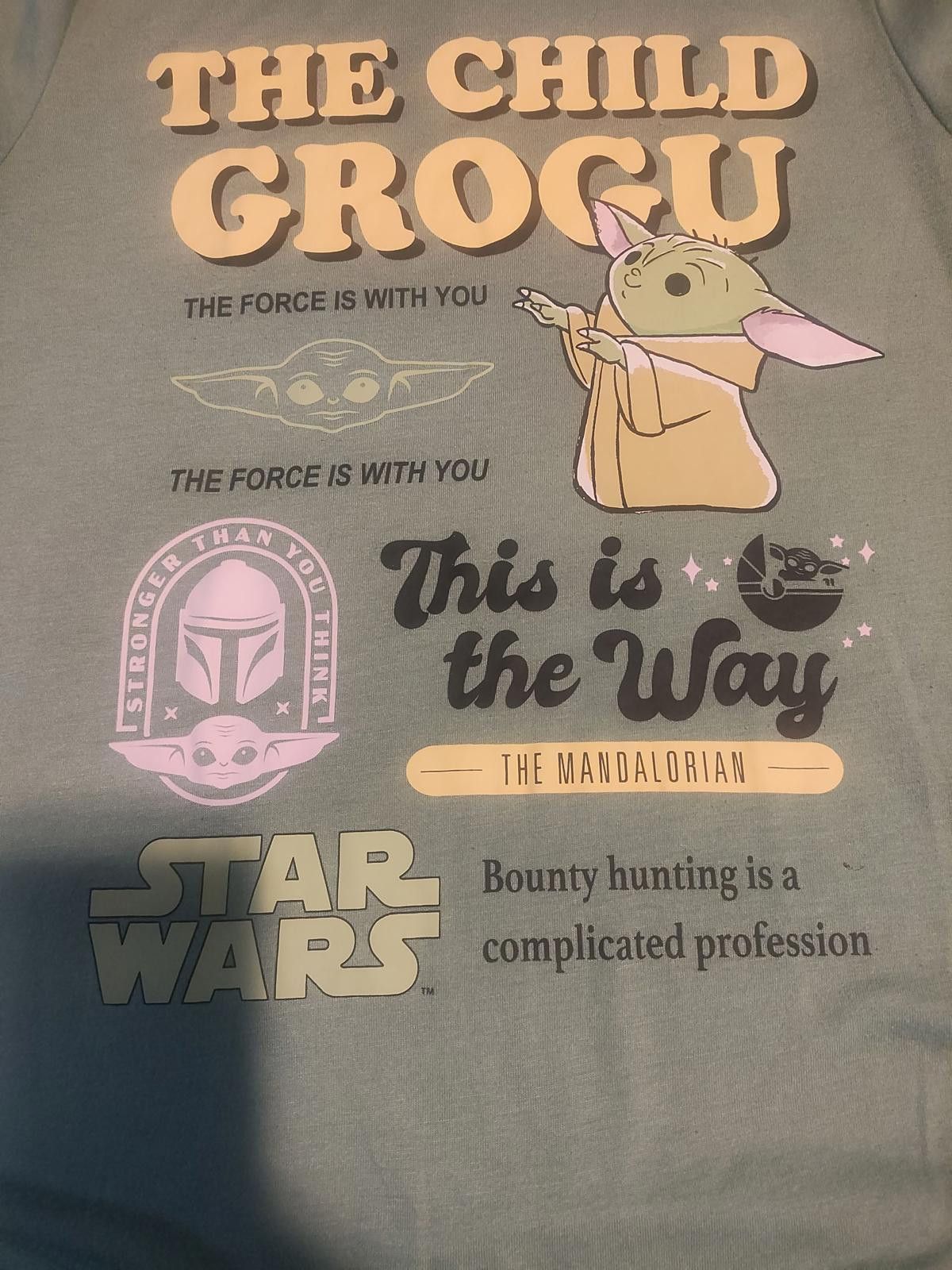 Star Wars The Child Grogu The Mandalorian Graphic T-Shirt Size L / US 10 / IT 46 - 5 Thumbnail