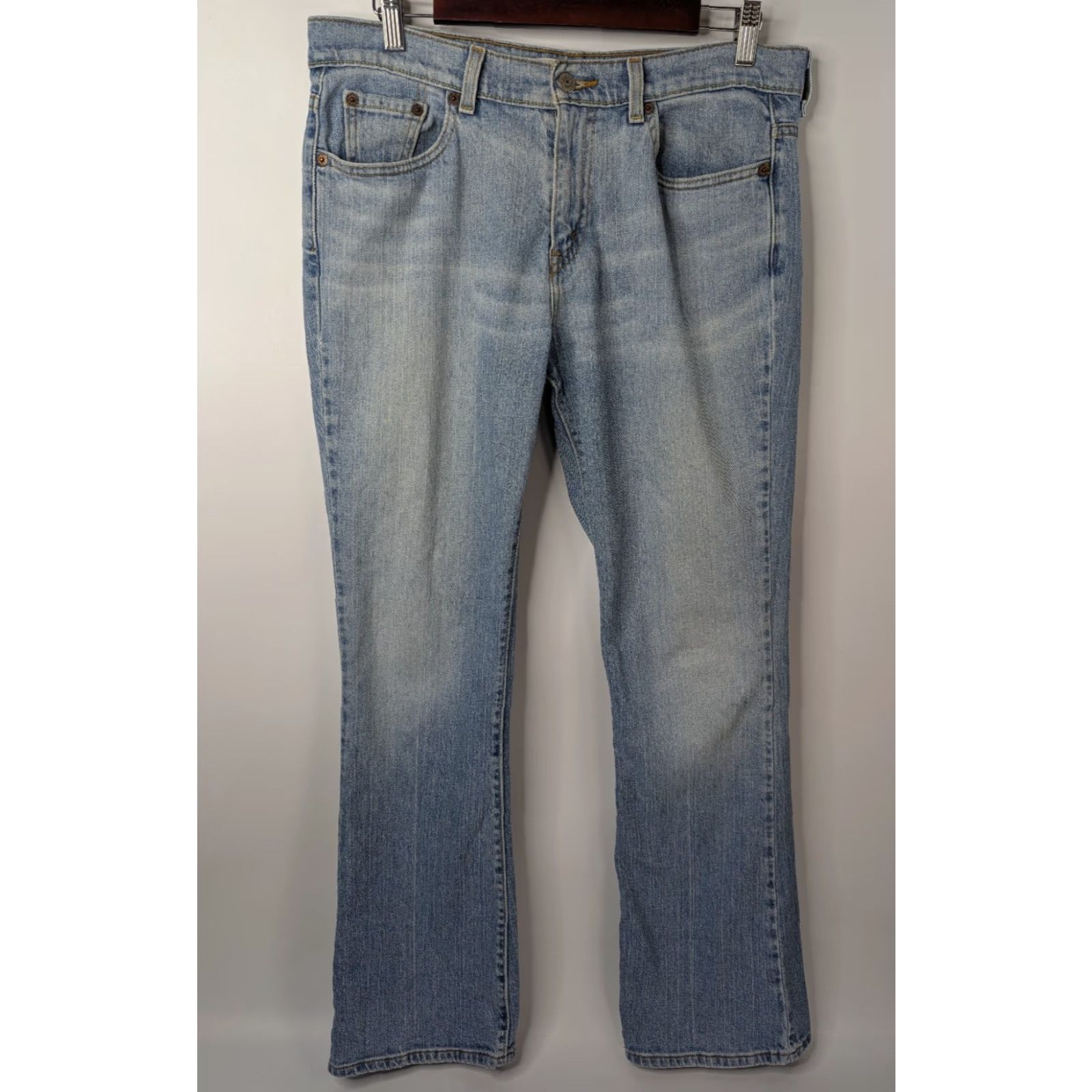 Levi's VINTAGE Levi's 515 Jeans Womens 10M Blue Denim Bootcut Mid Rise Medium Wash Retro Y2K Jeans Size 32" / US 10 / IT 46 - 2 Thumbnail