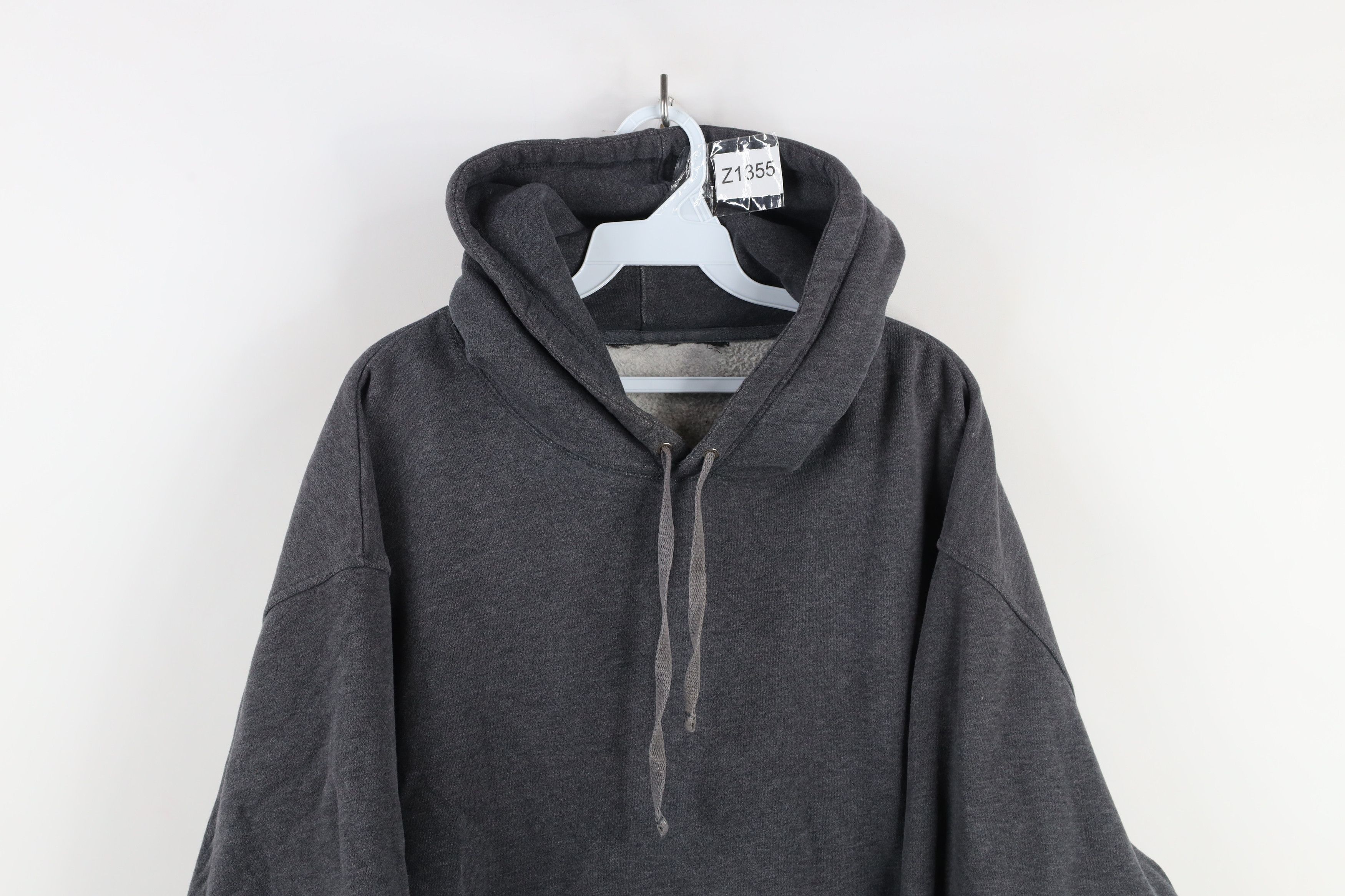 Vintage Vintage 90s Y2K Streetwear Heavyweight Hoodie Sweatshirt Size US XXL / EU 58 / 5 - 2 Thumbnail