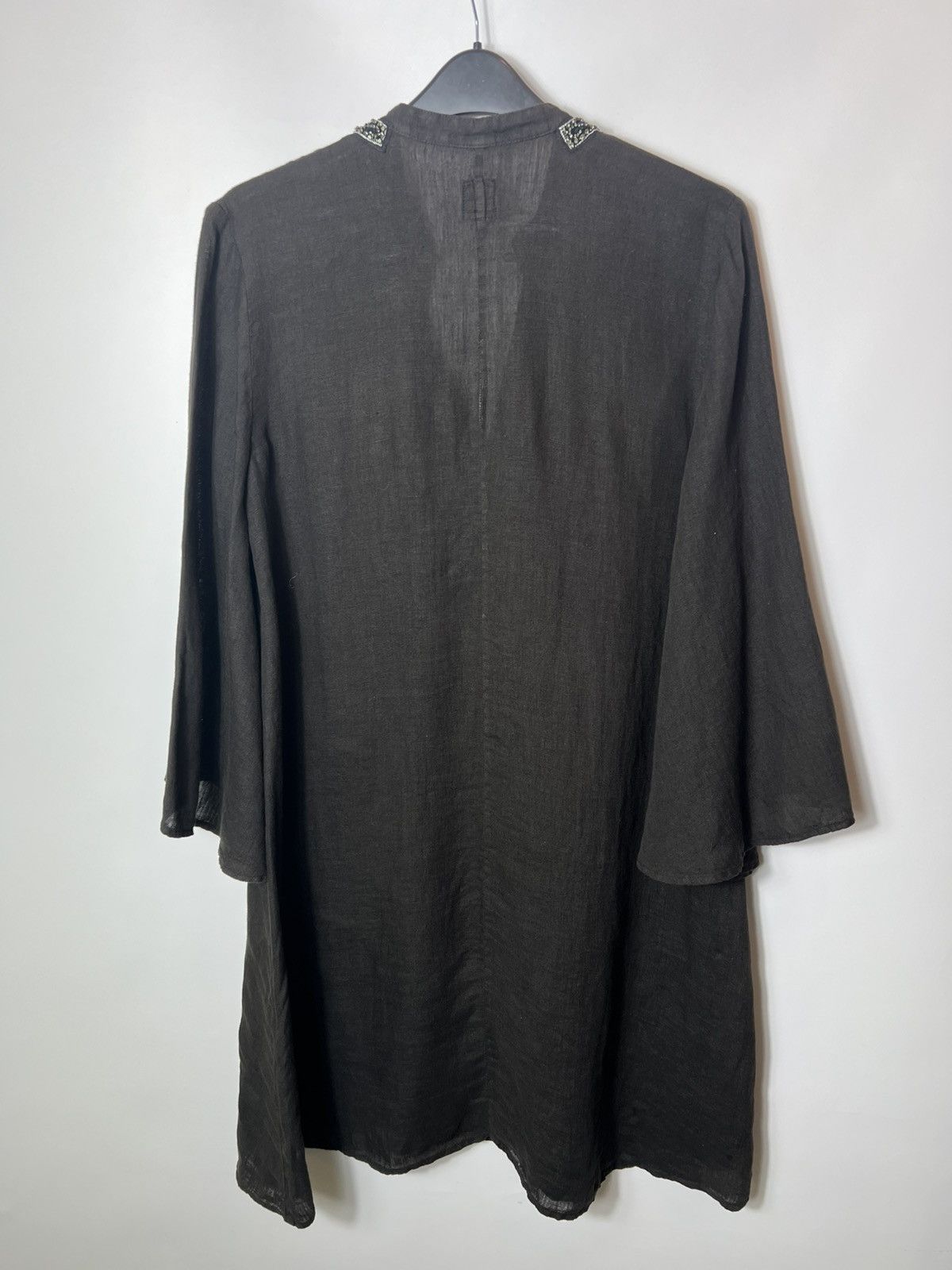 120% Lino Vintage streetwear 120% Lino Avant Garde Linen Dress Size 42 Size M / US 6-8 / IT 42-44 - 11 Thumbnail