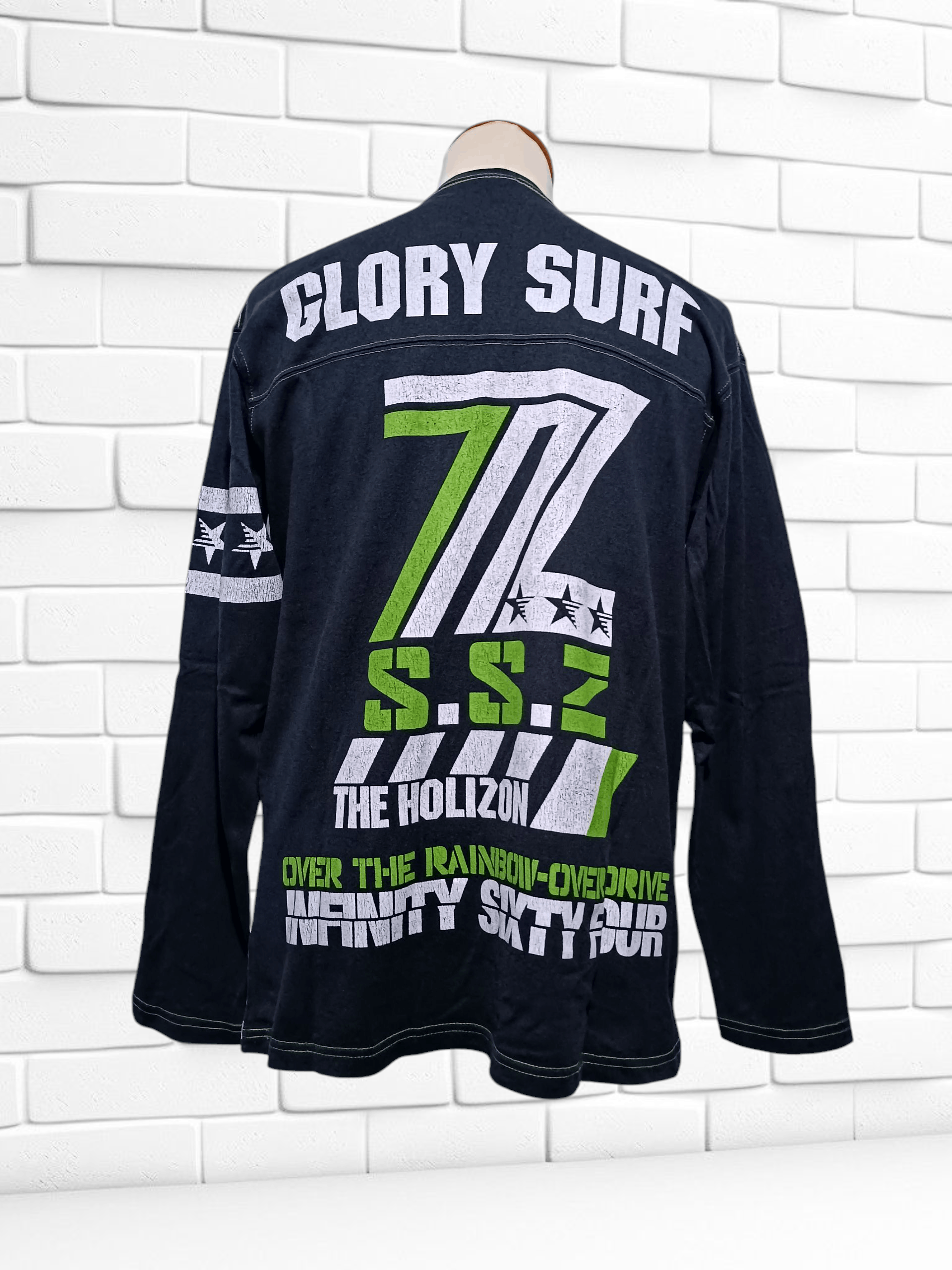 Japanese Brand Vintage Long Sleeve T-shirt "Glory Surf" Size US L / EU 52-54 / 3 - 4 Thumbnail
