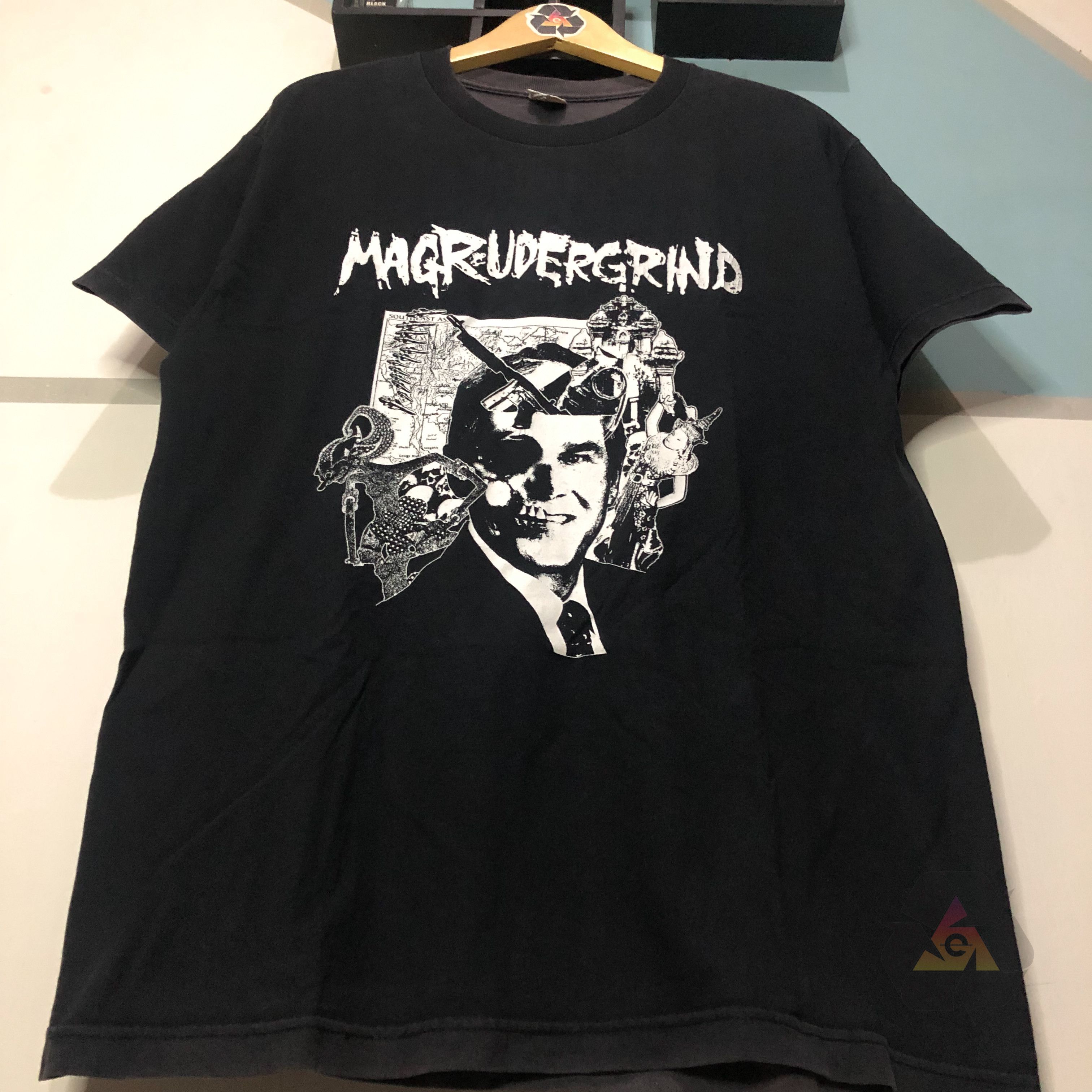 Band Tees Vintage Rare Magrudergrind Asia T-Shirt Size US L / EU 52-54 / 3 - 4 Thumbnail
