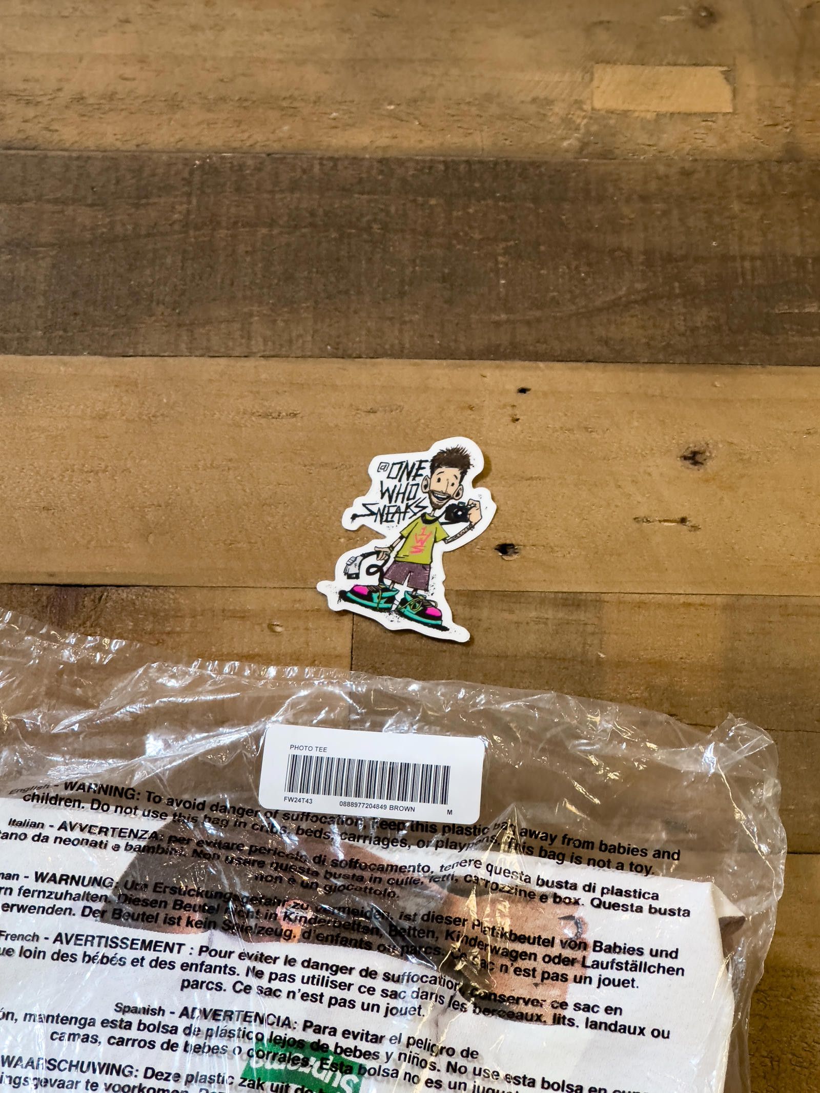 Supreme Supreme Tyler, The Creator Tee & Box Logo Sticker Medium Size US M / EU 48-50 / 2 - 6 Thumbnail
