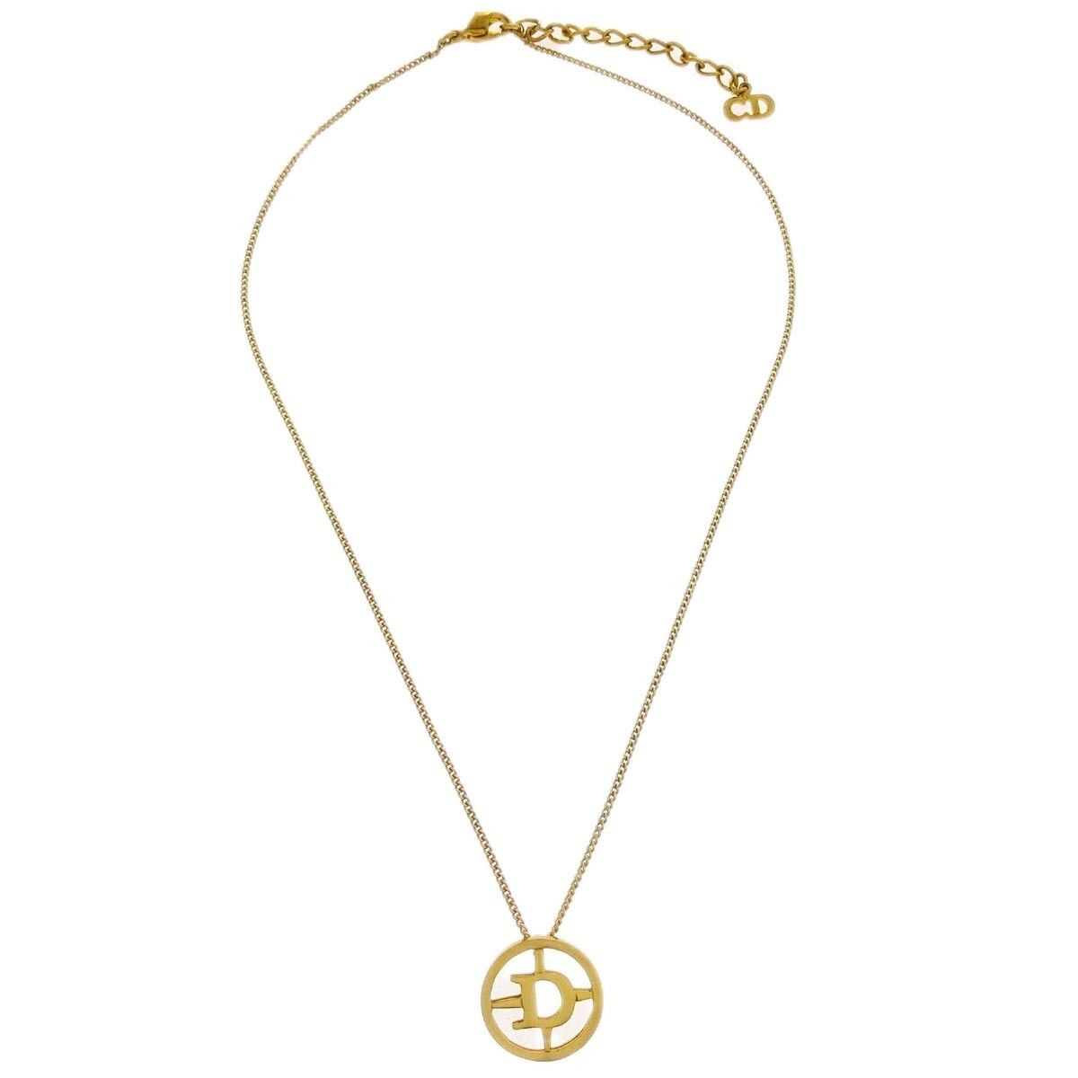 Dior Christian Dior CD Round Pendant Metal Size ONE SIZE - 1 Thumbnail