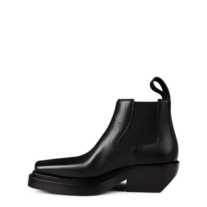 Bottega Veneta Bottega Veneta Chelsea Wedge Low Heel Boots in Black Size US 4.5 / IT 34.5 - 2 Thumbnail