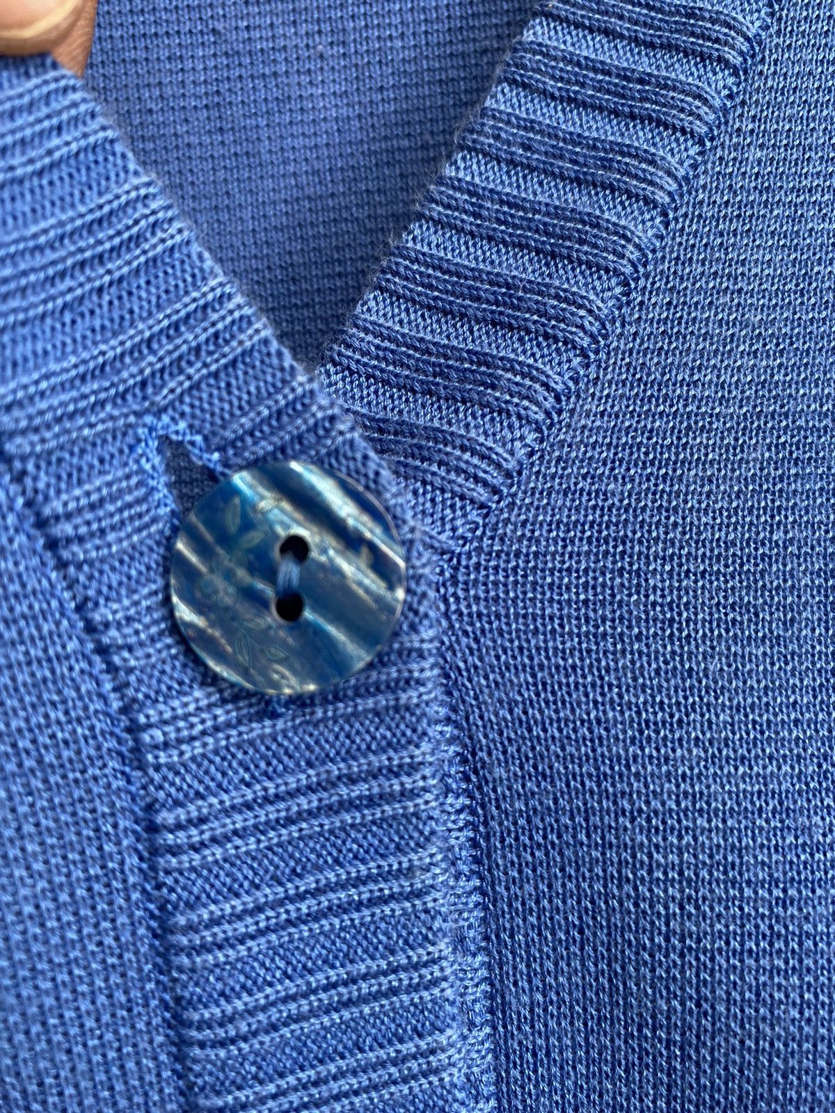 Yves Saint Laurent Yves Saint Laurent vintage knitted blue dress Size ONE SIZE - 8 Thumbnail