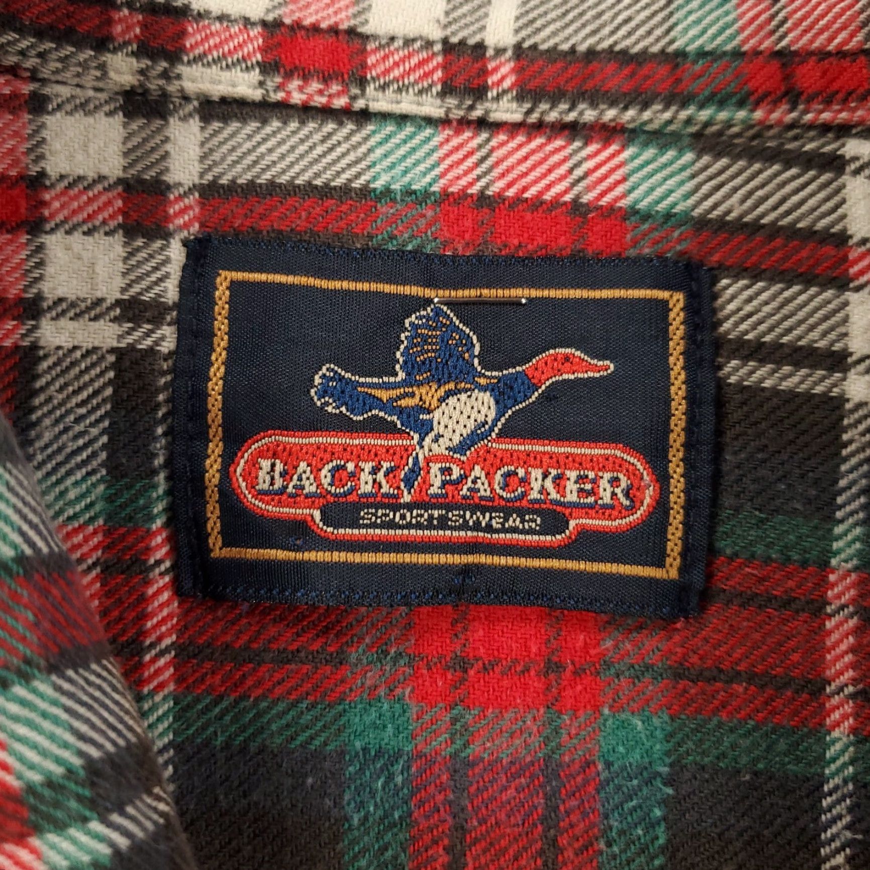 Vintage VINTAGE Backpacker Shirt Mens Adult Medium Red Plaid Flannel 90s Button Up Lined Turkey? Size US M / EU 48-50 / 2 - 4 Thumbnail