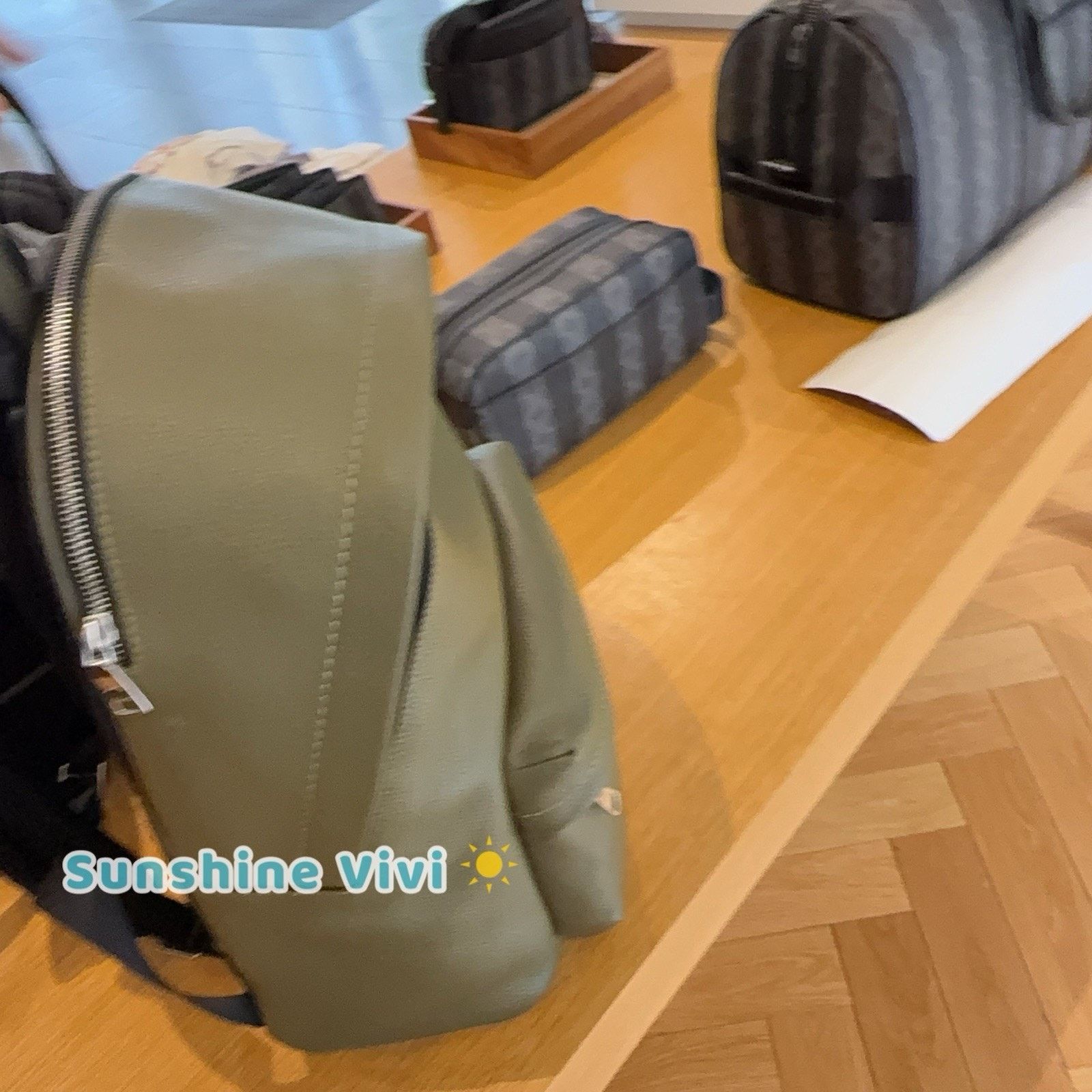 Coach NWT Coach Taylor Backpack Pebble Leather CDX93 Olive Silver Size ONE SIZE - 6 Thumbnail