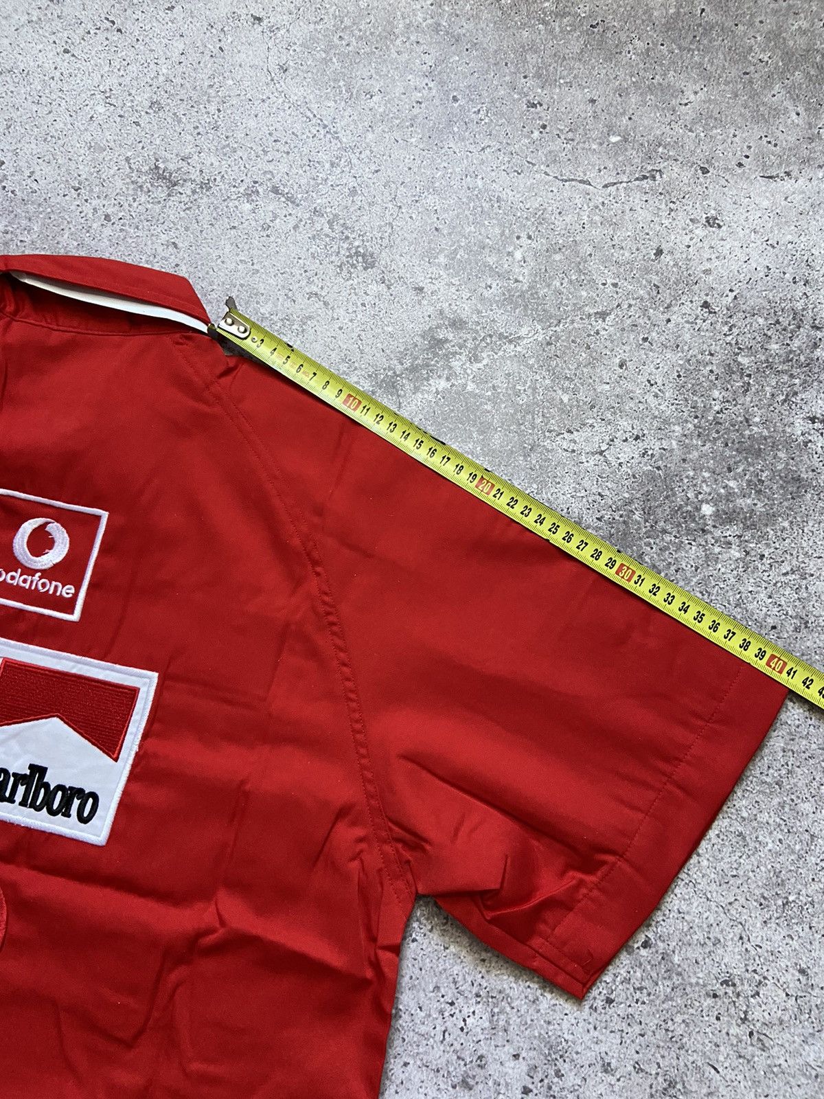 Ferrari Vintage 90s FERRARI Marlboro Vodafone NEW Shirt Size US L / EU 52-54 / 3 - 9 Thumbnail