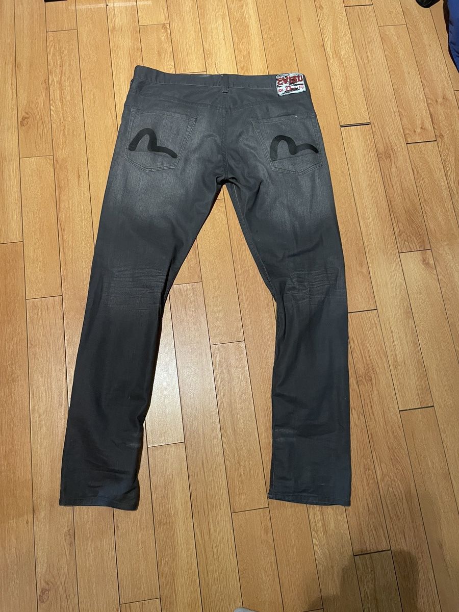 Image of Evisu Jeans in Grey, Men's (Size 38)