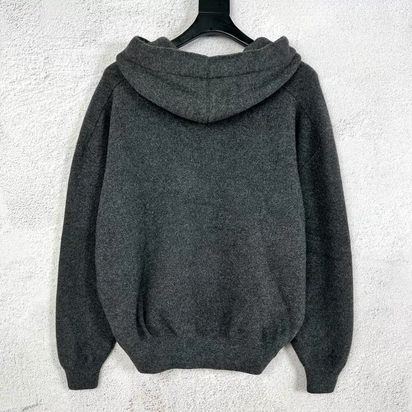 Fendi Fendi New Gray Cashmere Wool Blend Hooded Cardigan 44 Size US S / EU 44-46 / 1 - 2 Thumbnail