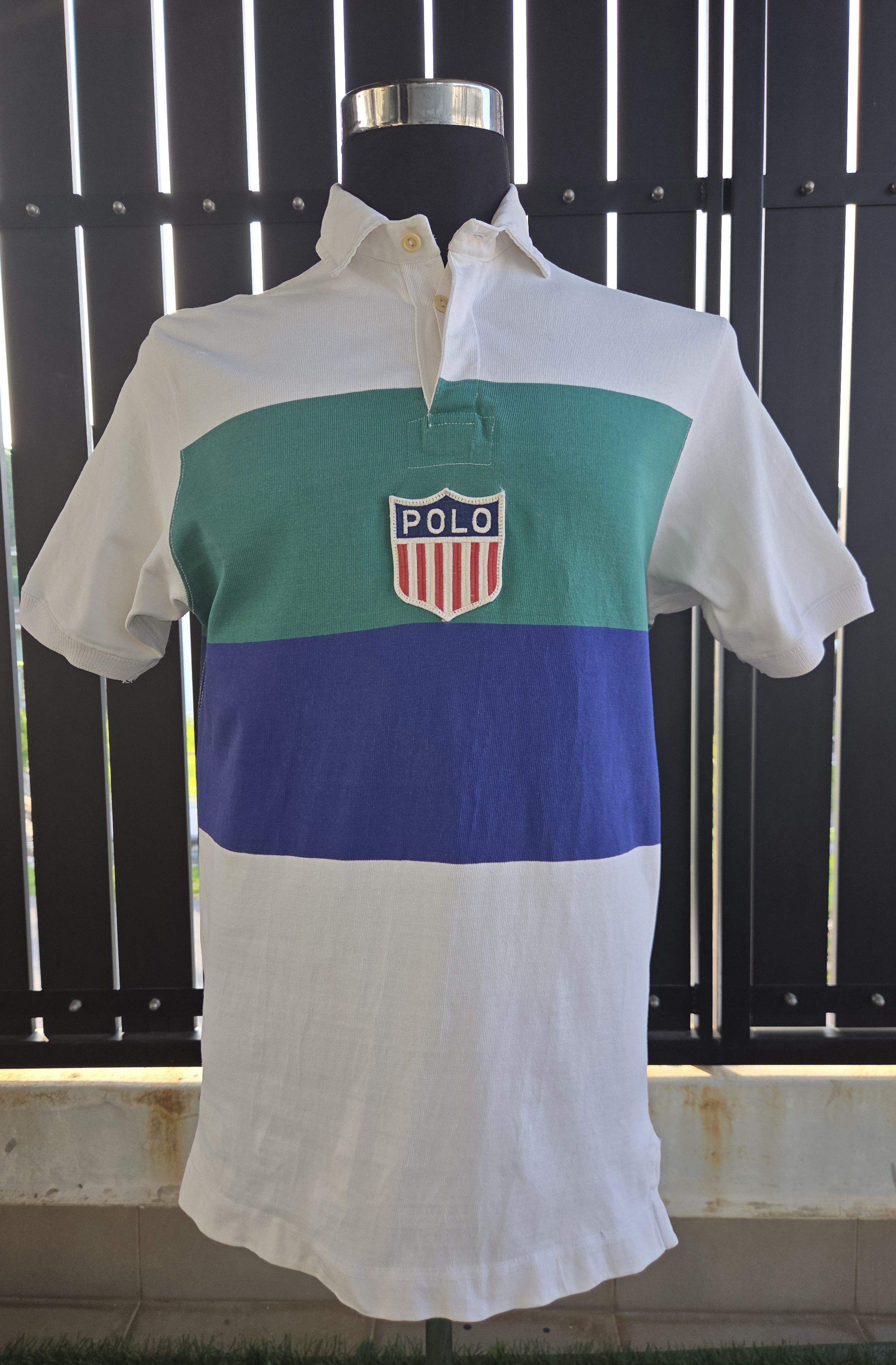 Polo Ralph Lauren Vintage 90s Polo Ralph Lauren K Swiss Crest Lo Life Shirt Size US M / EU 48-50 / 2 - 3 Thumbnail