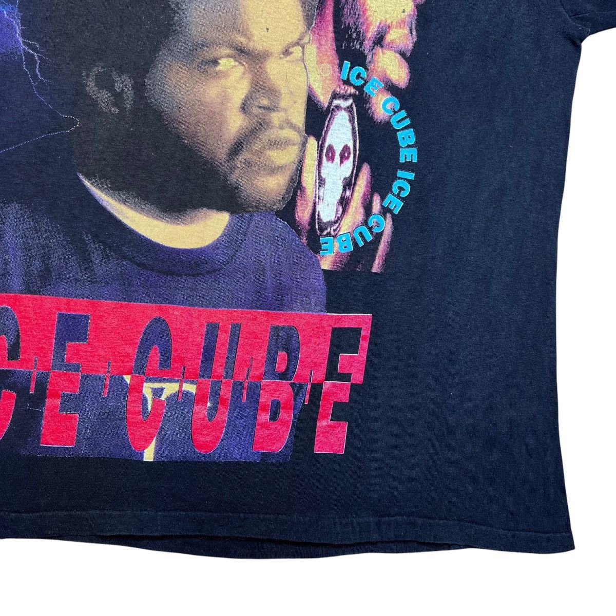 Rap Tees Vtg 1990s Ice Cube The Predator Rap Tee Double Sided T-Shirt Size US L / EU 52-54 / 3 - 8 Thumbnail