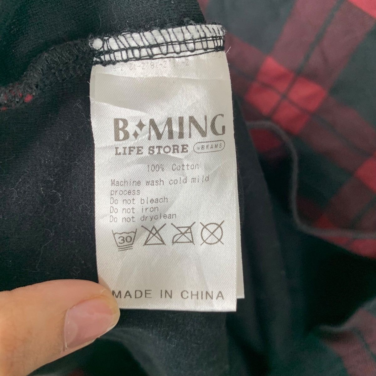 Beams Plus BEAMS PLUS B:MING LIFE Store Collection Tartan Tee Shirt Top Size L / US 10 / IT 46 - 7 Thumbnail
