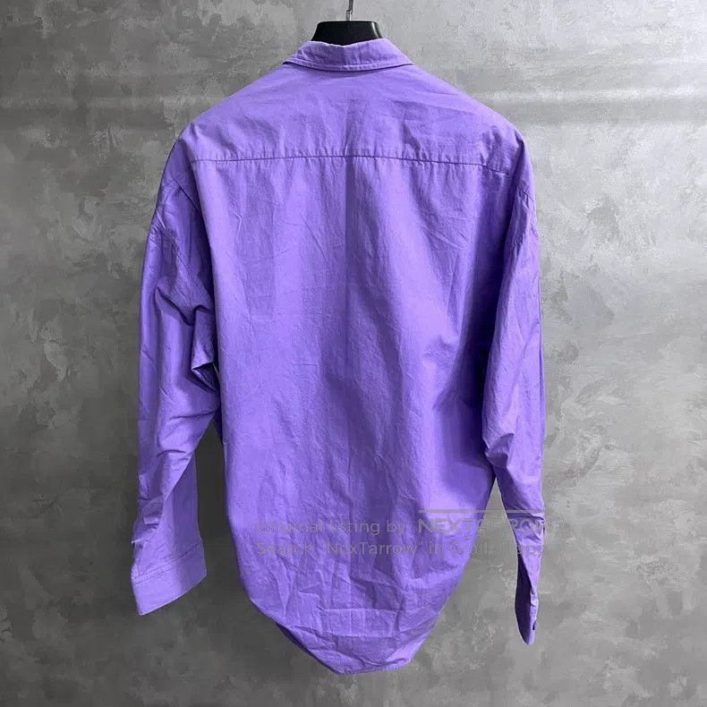 Balenciaga Balenciaga size 39 Purple Solid Color Embroidered Brand Lo Size US S / EU 44-46 / 1 - 2 Thumbnail