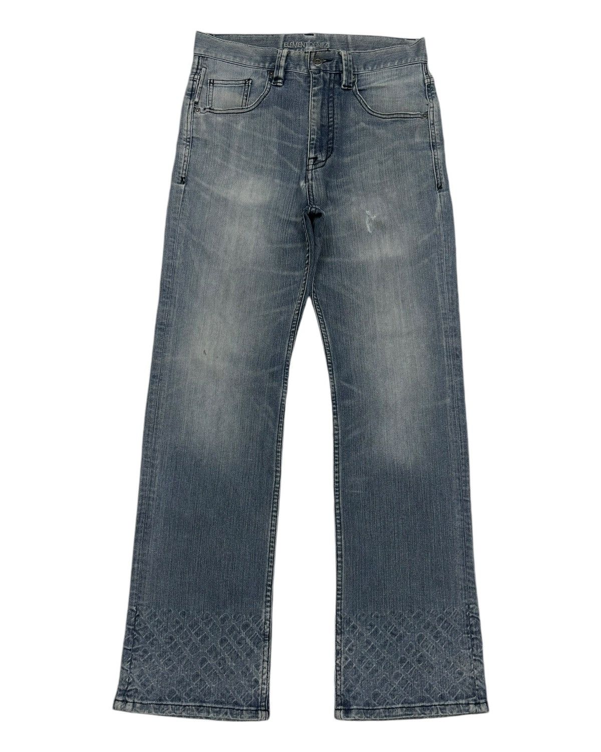 Element × Tornado Mart VINTAGE ELEMENT CLAW MARK DISTRESSED DENIM JEANS Size US 30 / EU 46 - 7 Thumbnail
