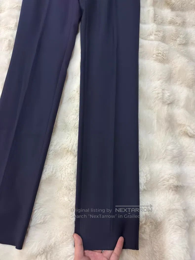 Saint Laurent Paris Saint Laurent Paris Dark Blue Trousers i Size US 34 / EU 50 - 2 Thumbnail
