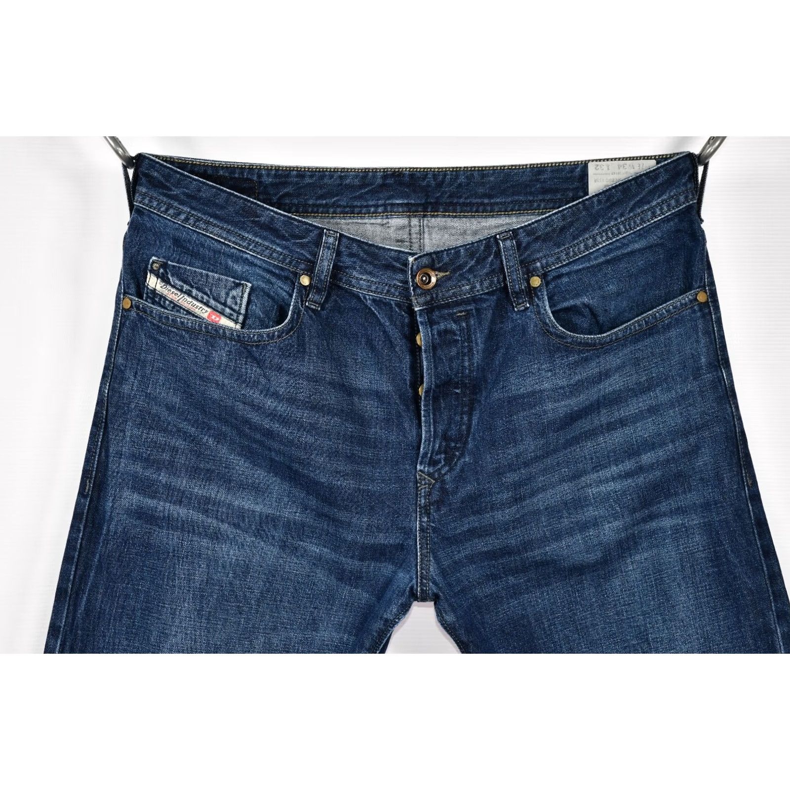 Diesel DIESEL BUSTER 3D 0823K REGULAR SLIM TAPERED JEANS W34 L32 / Blue / 5-Pocket / Cotton / Denim / Men Size US 34 / EU 50 - 5 Thumbnail