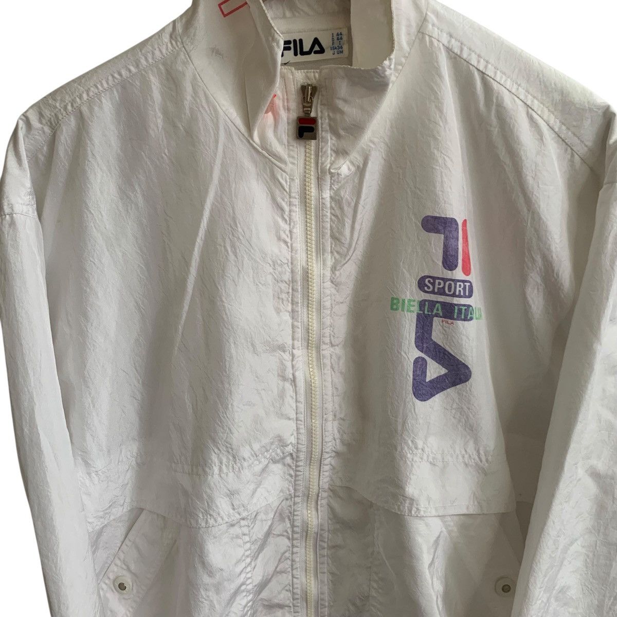 Fila Vintage Fila Windbreaker Jacket Large Size US L / EU 52-54 / 3 - 2 Thumbnail
