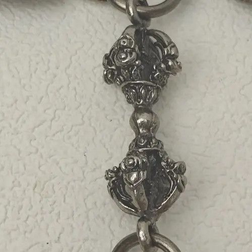 VIBE Japanese Peripheral Skull and Feather Goth Waist Chain Size ONE SIZE - 5 Thumbnail