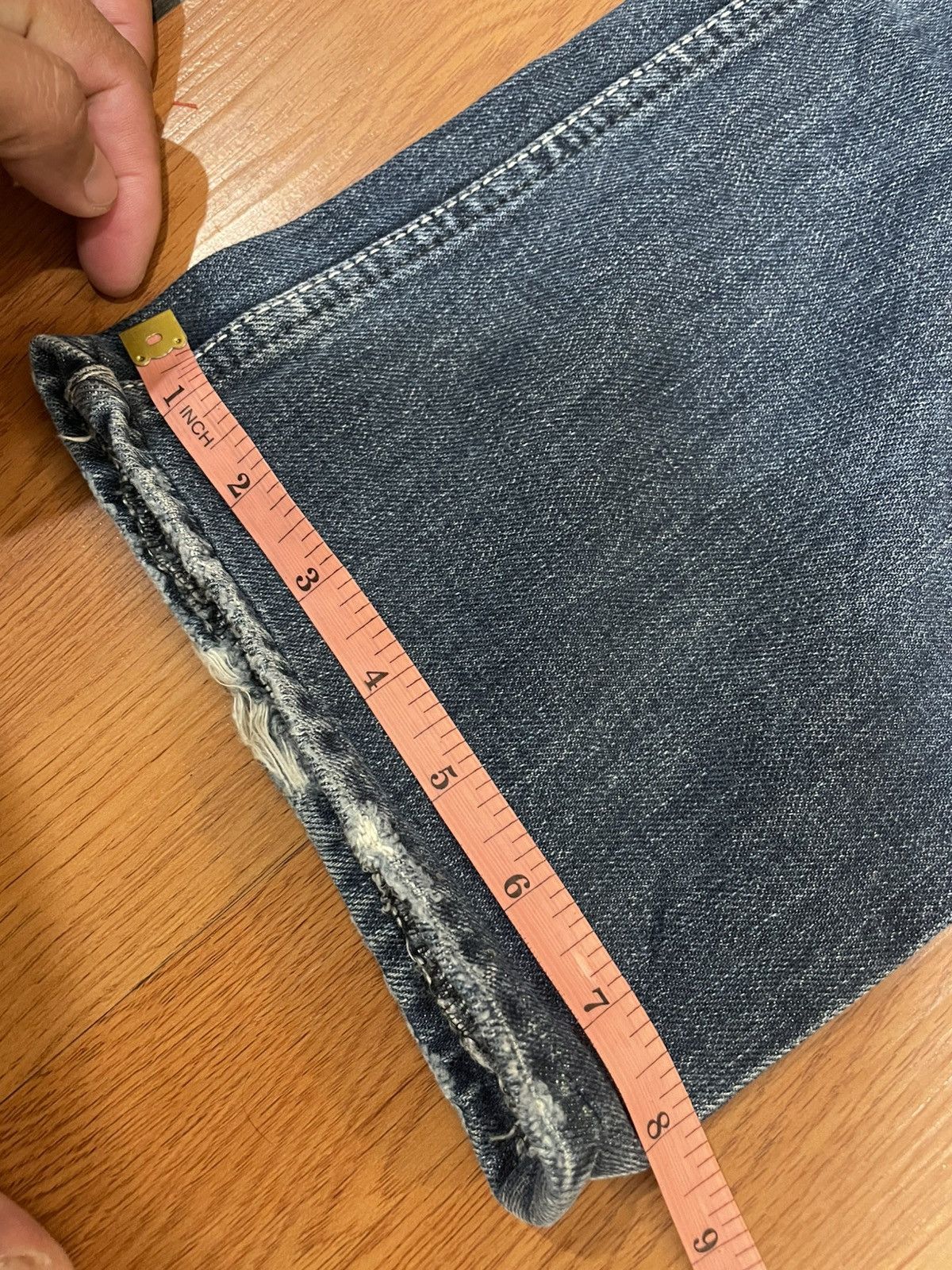 Roar Roar Made in Japan Denim Jeans Cross Gun Design Size US 30 / EU 46 - 17 Thumbnail