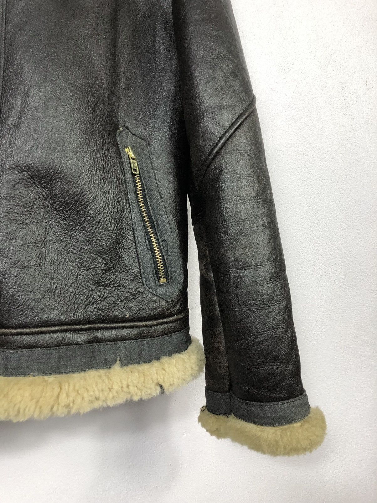 Schott Rare Vintage Schott B3 Shearling Leather Jacket Made in USA Size US M / EU 48-50 / 2 - 6 Thumbnail